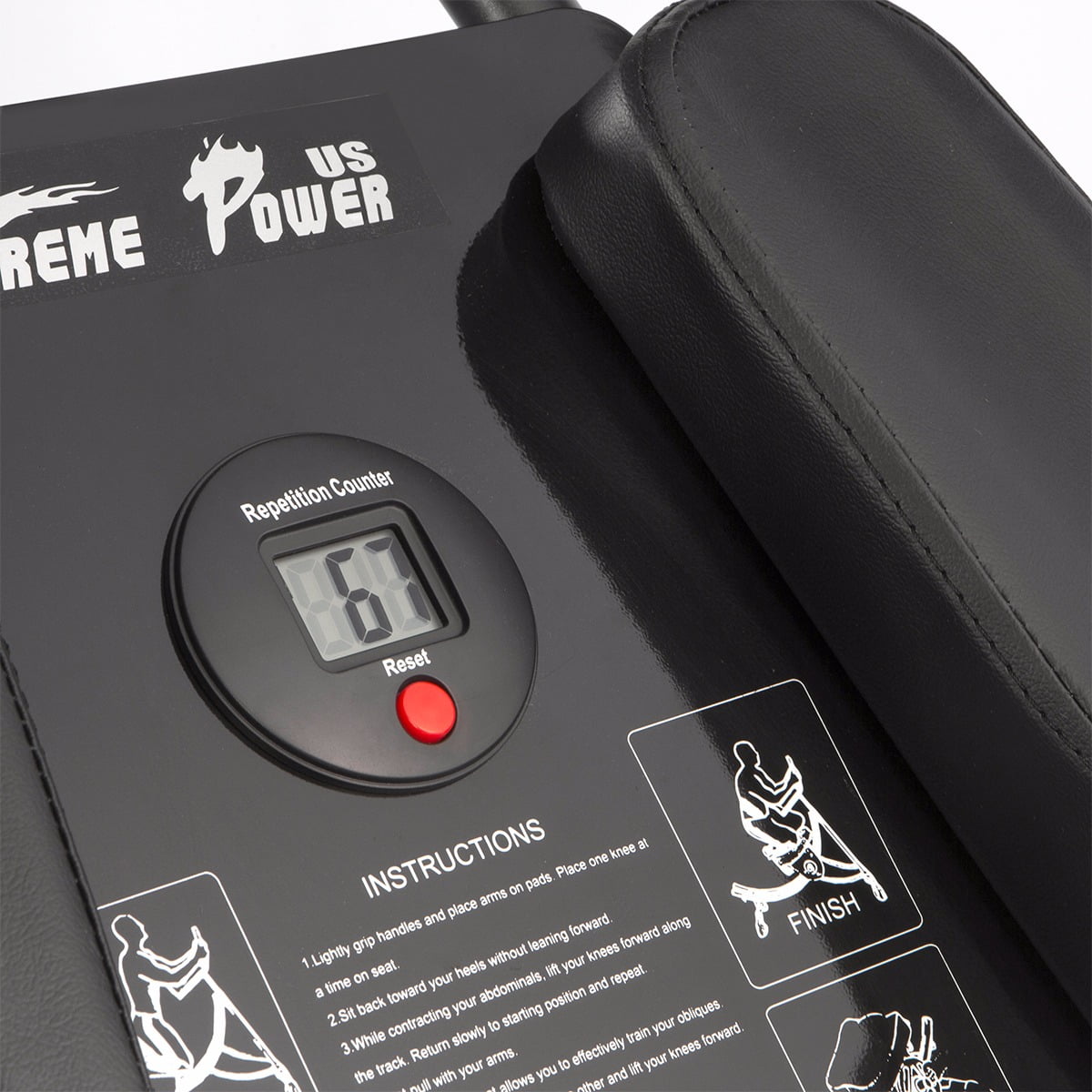 XtremepowerUS Ab Crunch Machine, Ultimate Core & Abdominal Workout Equipment, Core Max Abs Trainer for Home Use - Image 6