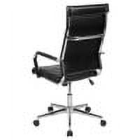 Flash Furniture Hansel Leather Soft High Back Swivel Office Desk Chair, Black - Image 2