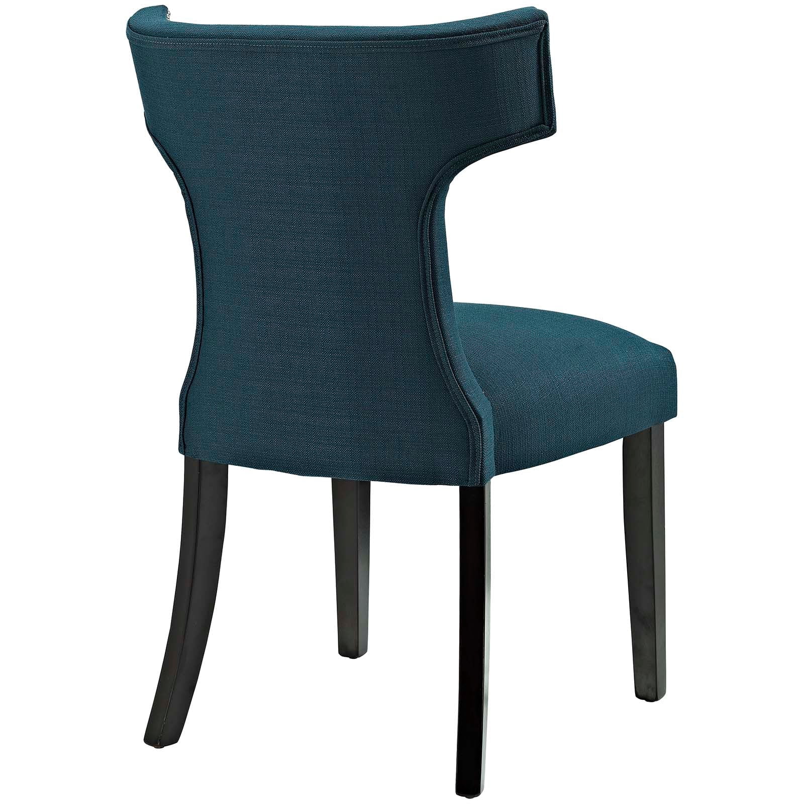Modway Curve Upholstered Dining Side Chair, Multiple Colors - Image 3