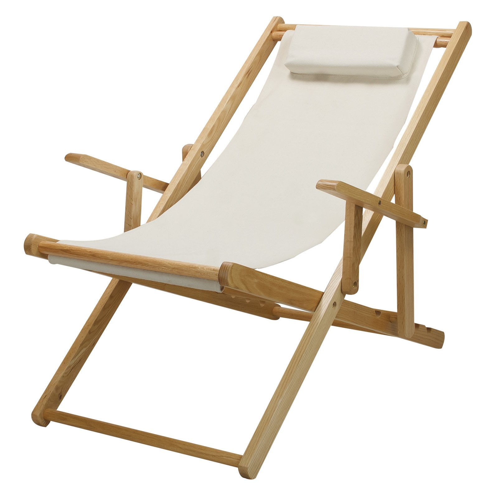 Casual Home Canvas Folding Chair, Red - Image 3