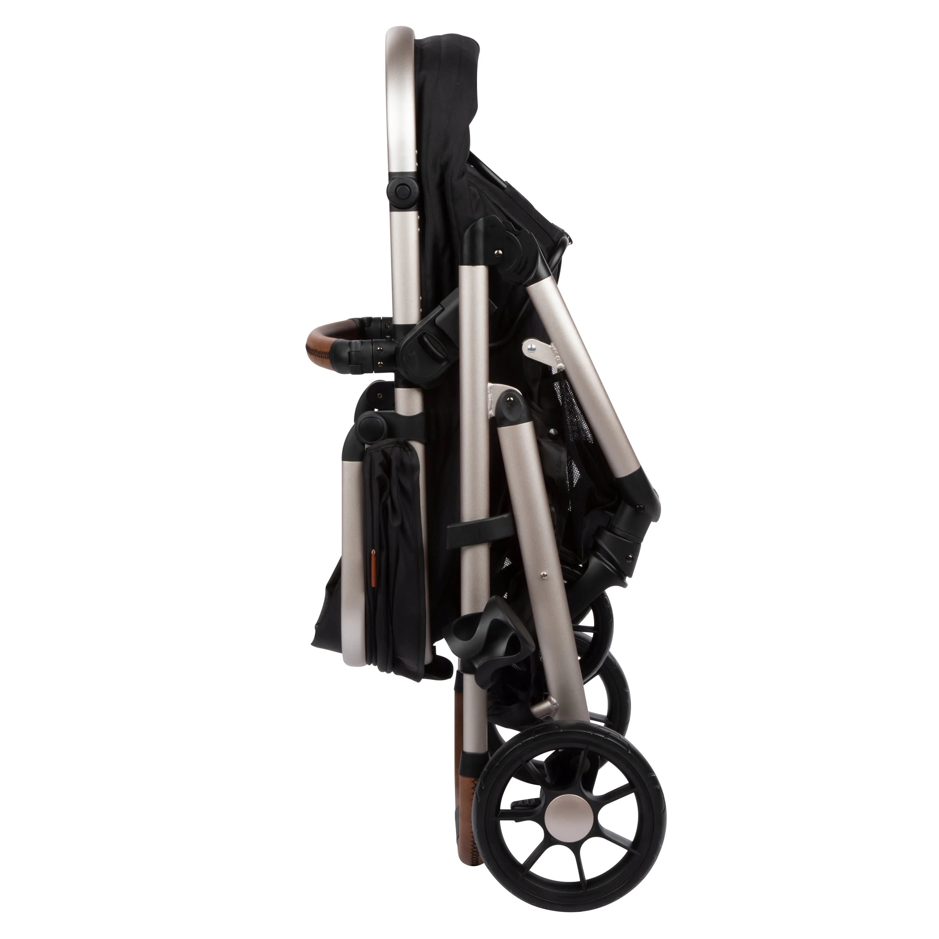 Monbebe 6-in-1 Modular Travel System, Black & Gold, Infant & Toddler, Unisex - Image 11