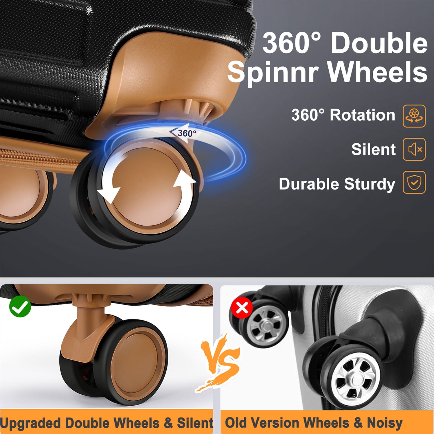 Expandable Suitcase Set Luggage Sets, 20 inch Carry On Luggage with TSA Lock - Image 8