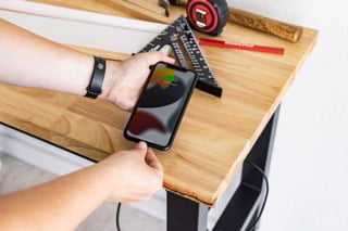 Frontier 48-inch Heavy-Duty Workbench with Adjustable Height, Wood Worktop, Steel Frame - Image 12