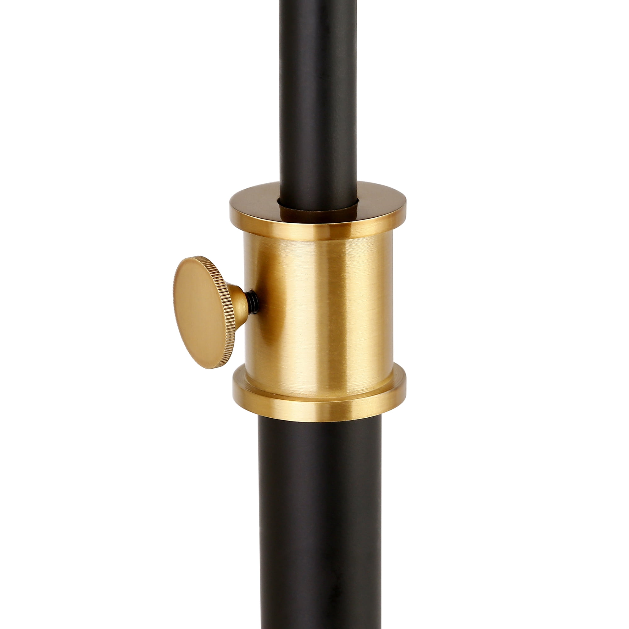 Evelyn&Zoe Vincent Adjustable/Arc Floor Lamp with Metal Shade in Blackened Bronze/Blackened Bronze - Image 4