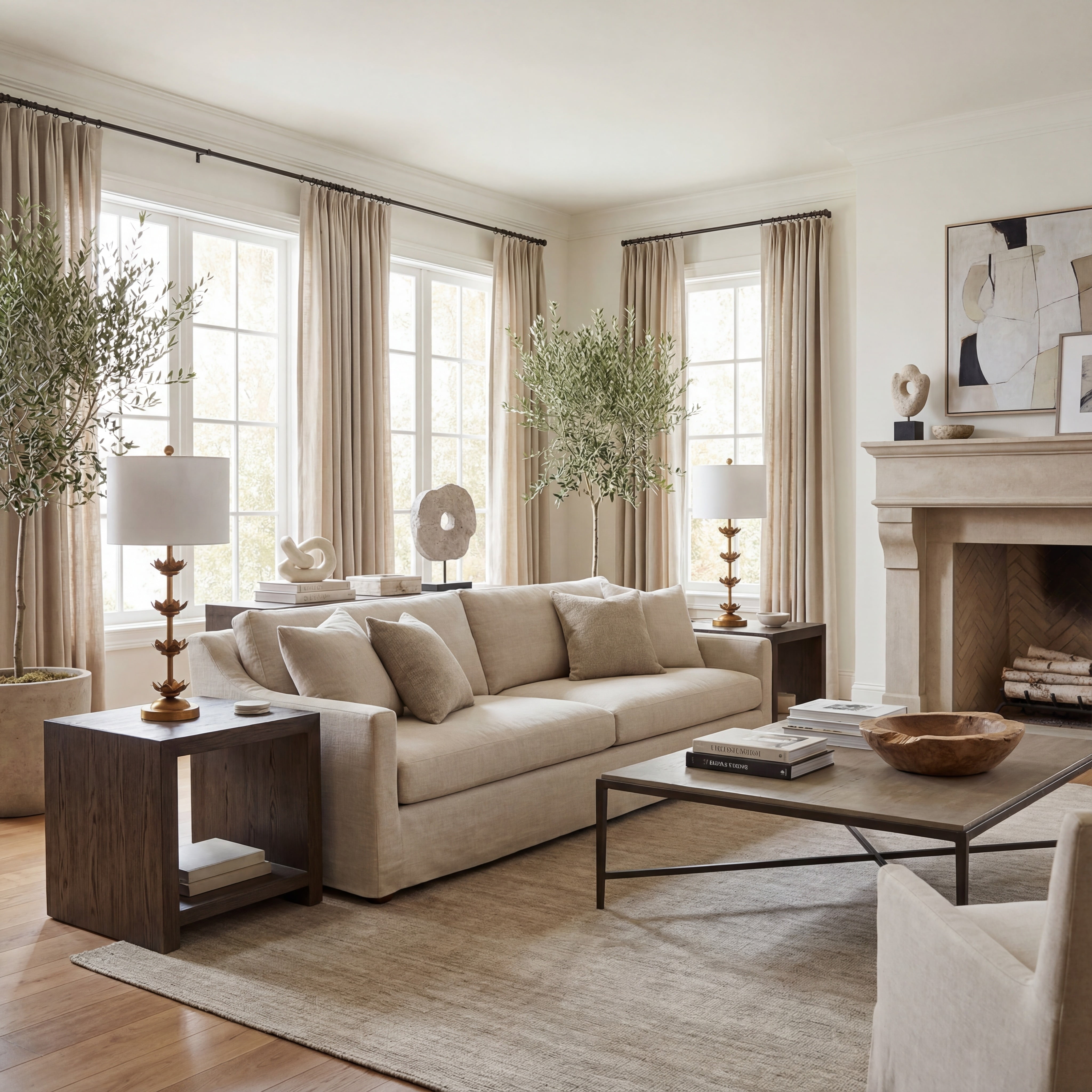 Safavieh Lani Leaf 32 in. H Table Lamp, Antique Gold, Set of 2 - Image 2