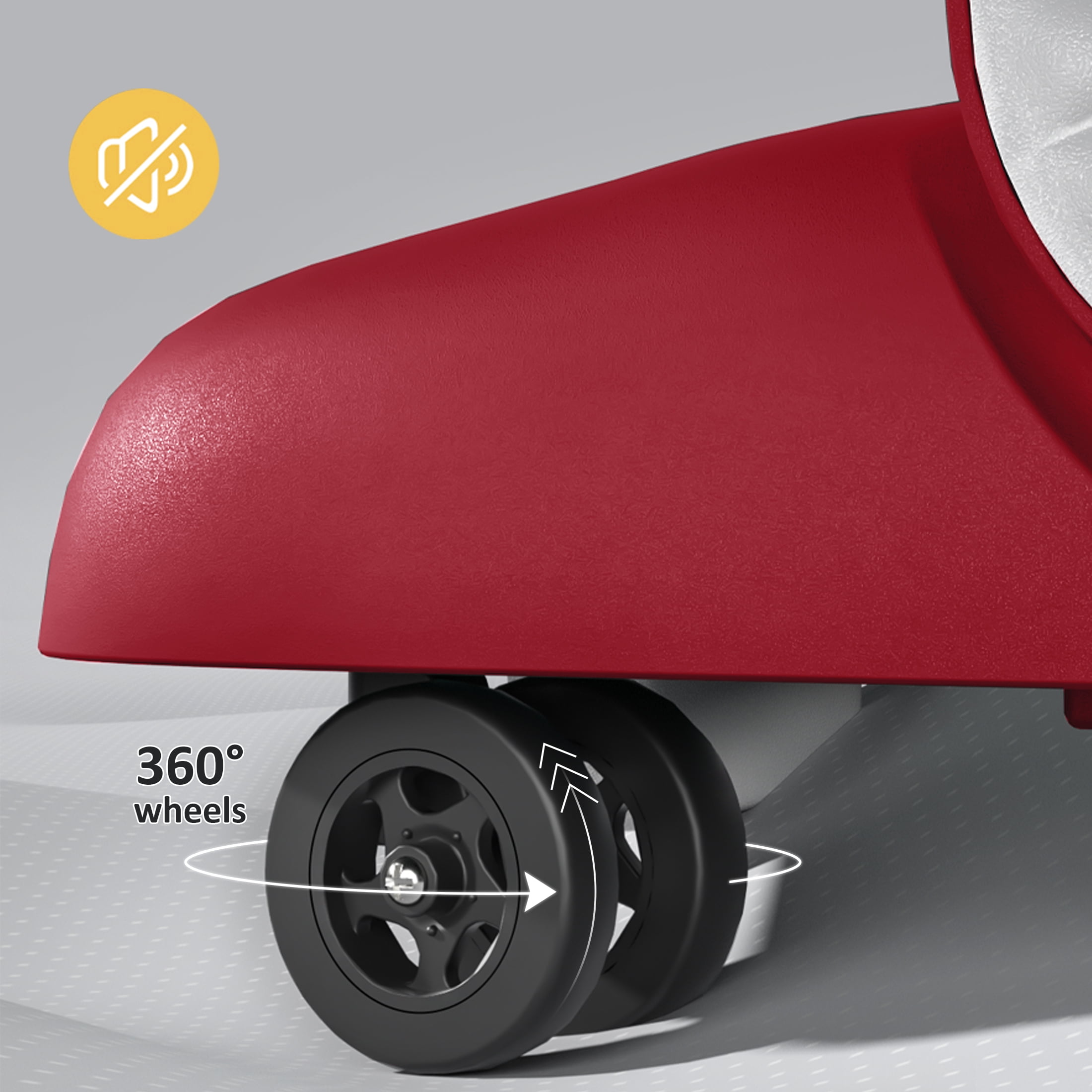 Loewten Baby Walker, 3 in 1 Music and Lights Toddler Jumper, Music Bouncer Walkers for Boys Girls Babies 6-18 Months, Red - Image 6