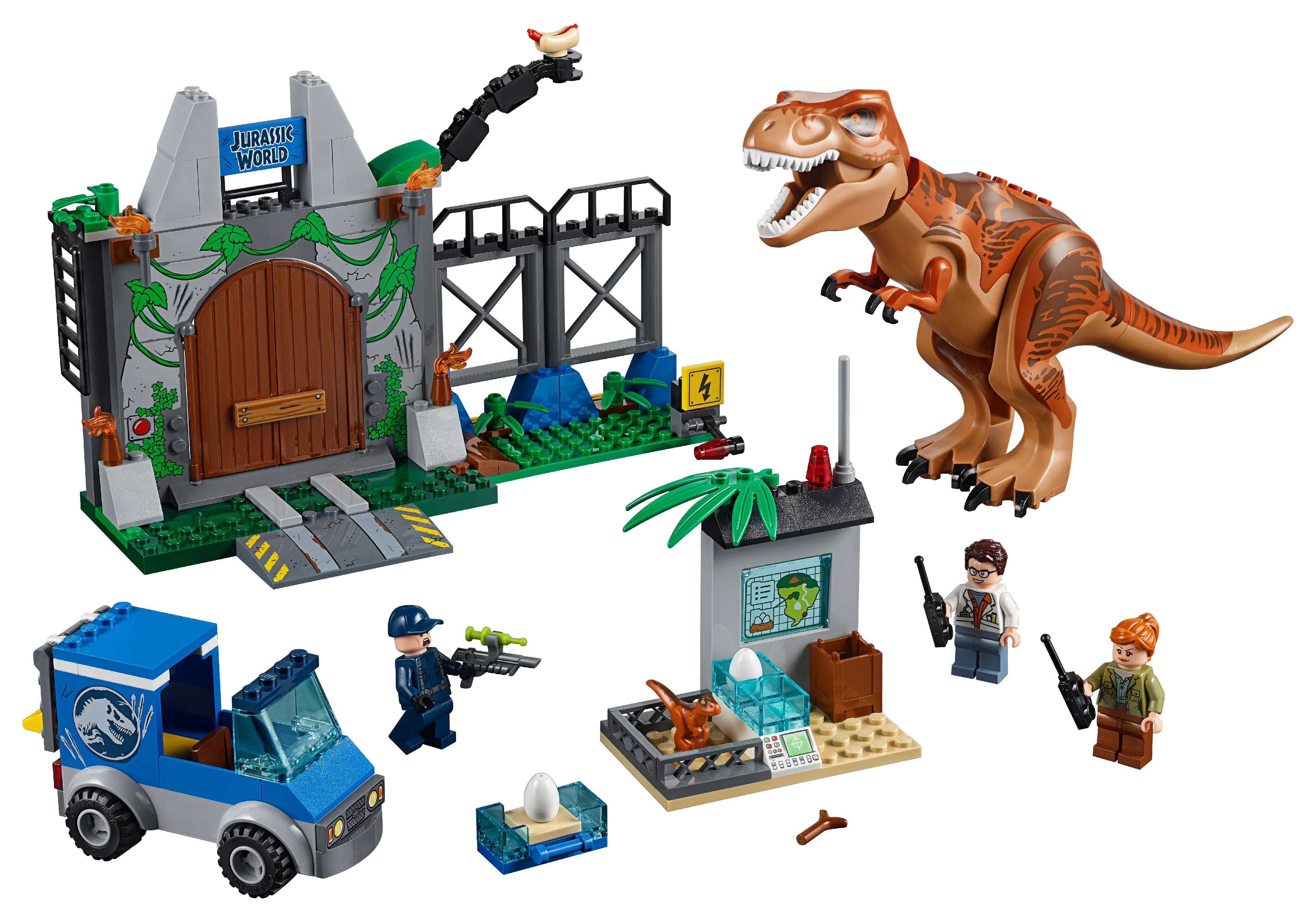 LEGO Juniors Jurassic World T. Rex Breakout 10758 (150 Pieces) - Image 2