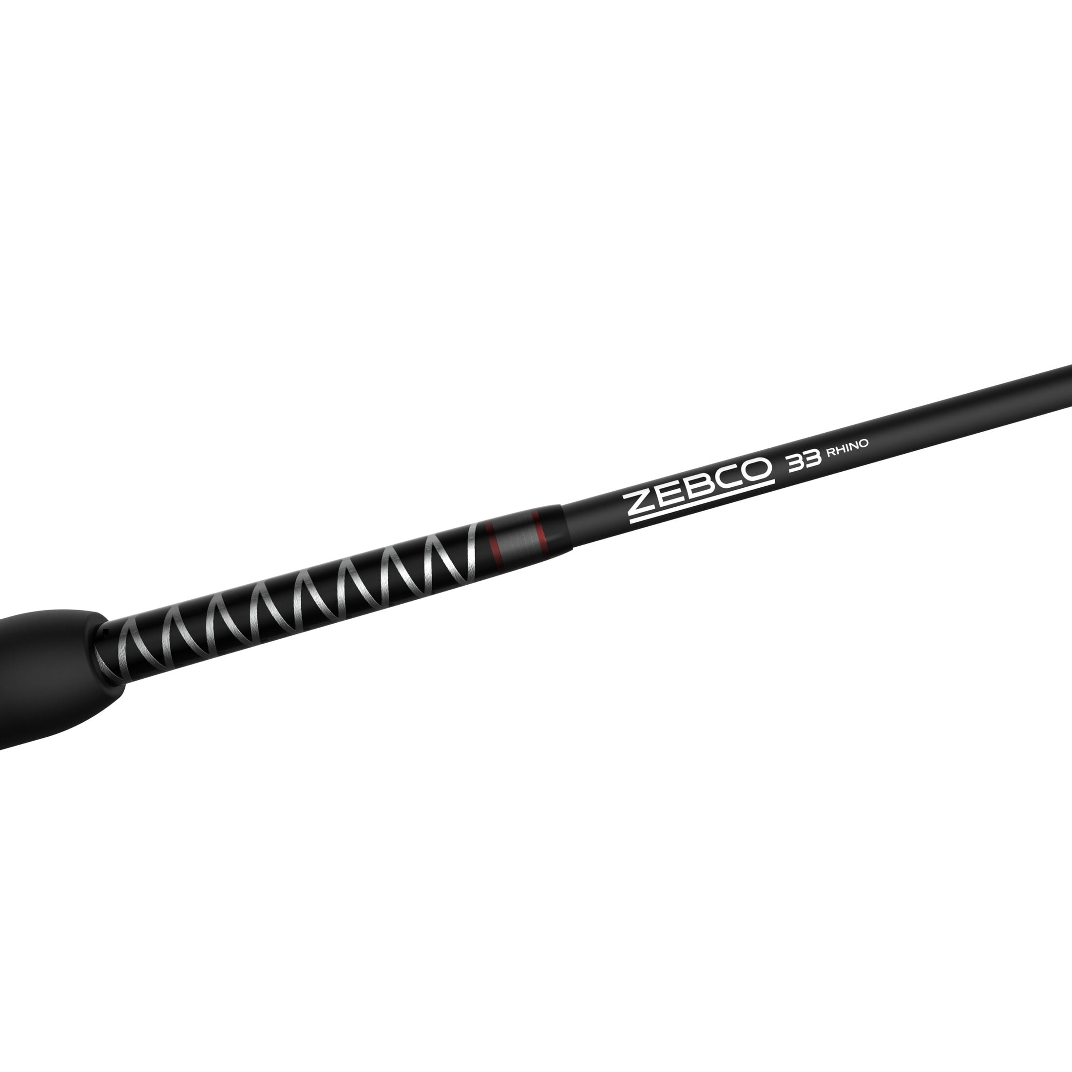 Zebco 33 Rhino Spincast Reel and Fishing Rod Combo, 6-Foot Rod, Size 30 Reel, Gray/Black - Image 2