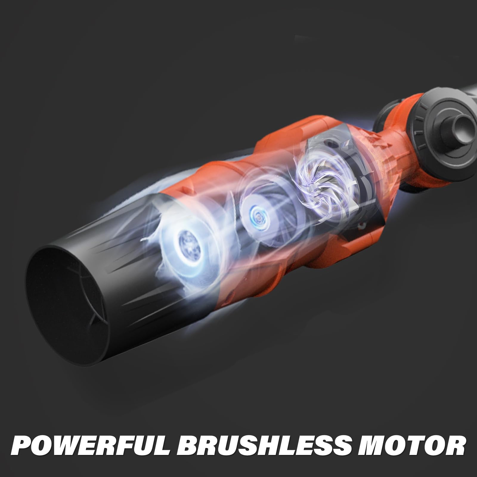 MAXLANDER Leaf Blower Cordless, 40V Electric Battery Powered Leaf Blower with 2 Pcs 4.0Ah Batteries and Charger Included - Image 5