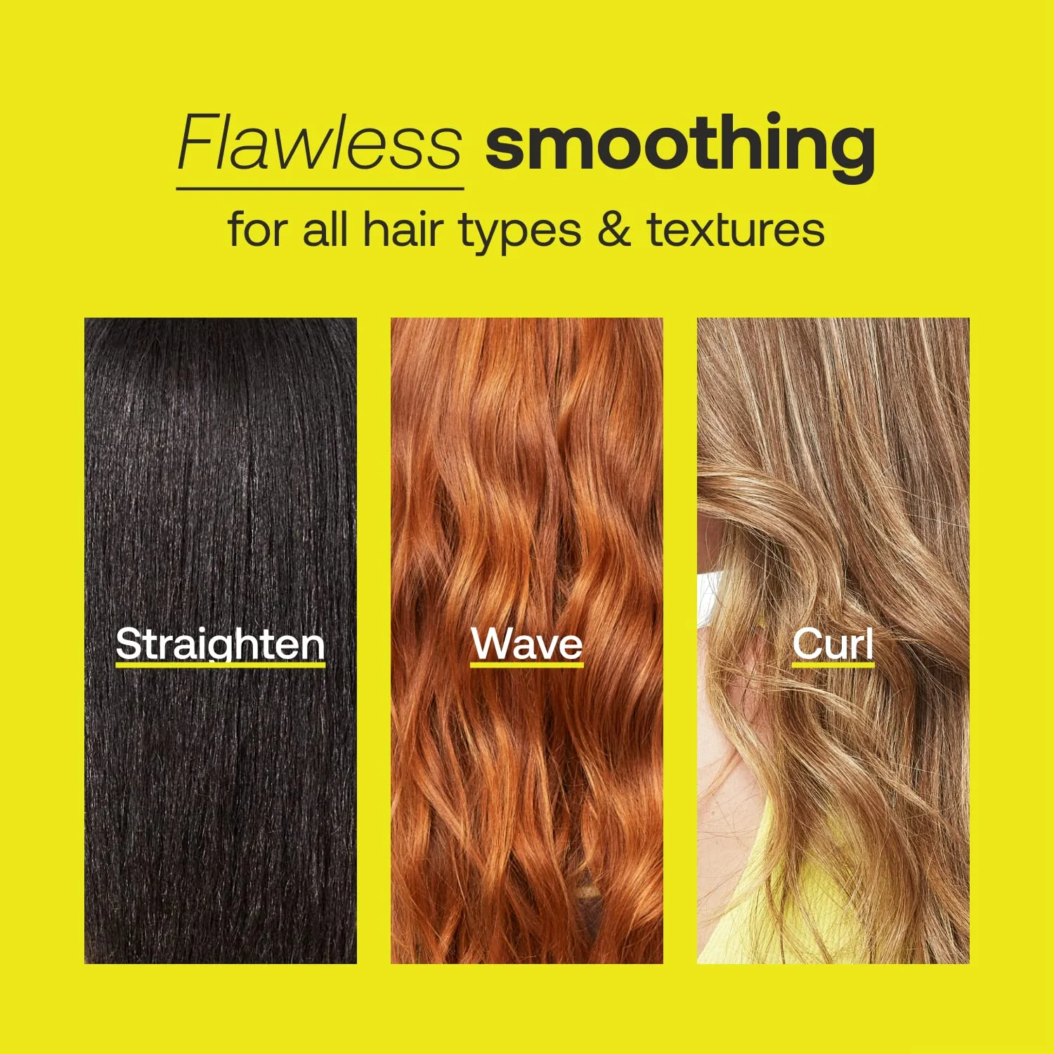 Gussi Hair Mane Squeeze 1" Titanium & Ceramic Flat Iron Hair Straightener - Image 2