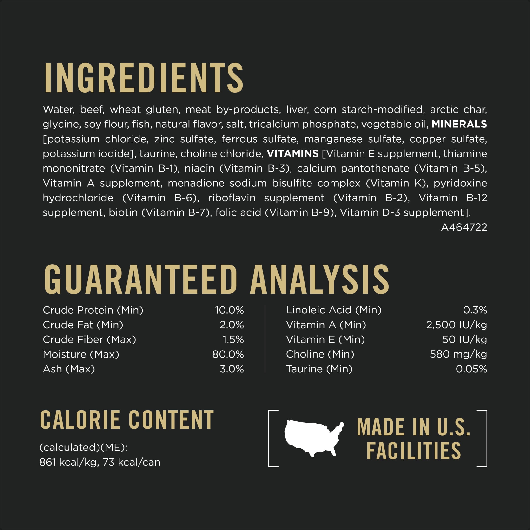 Purina Pro Plan Vital Systems, Beef Entree, Wet Cat Food, 3 oz Cans, 24 Pack - Image 2