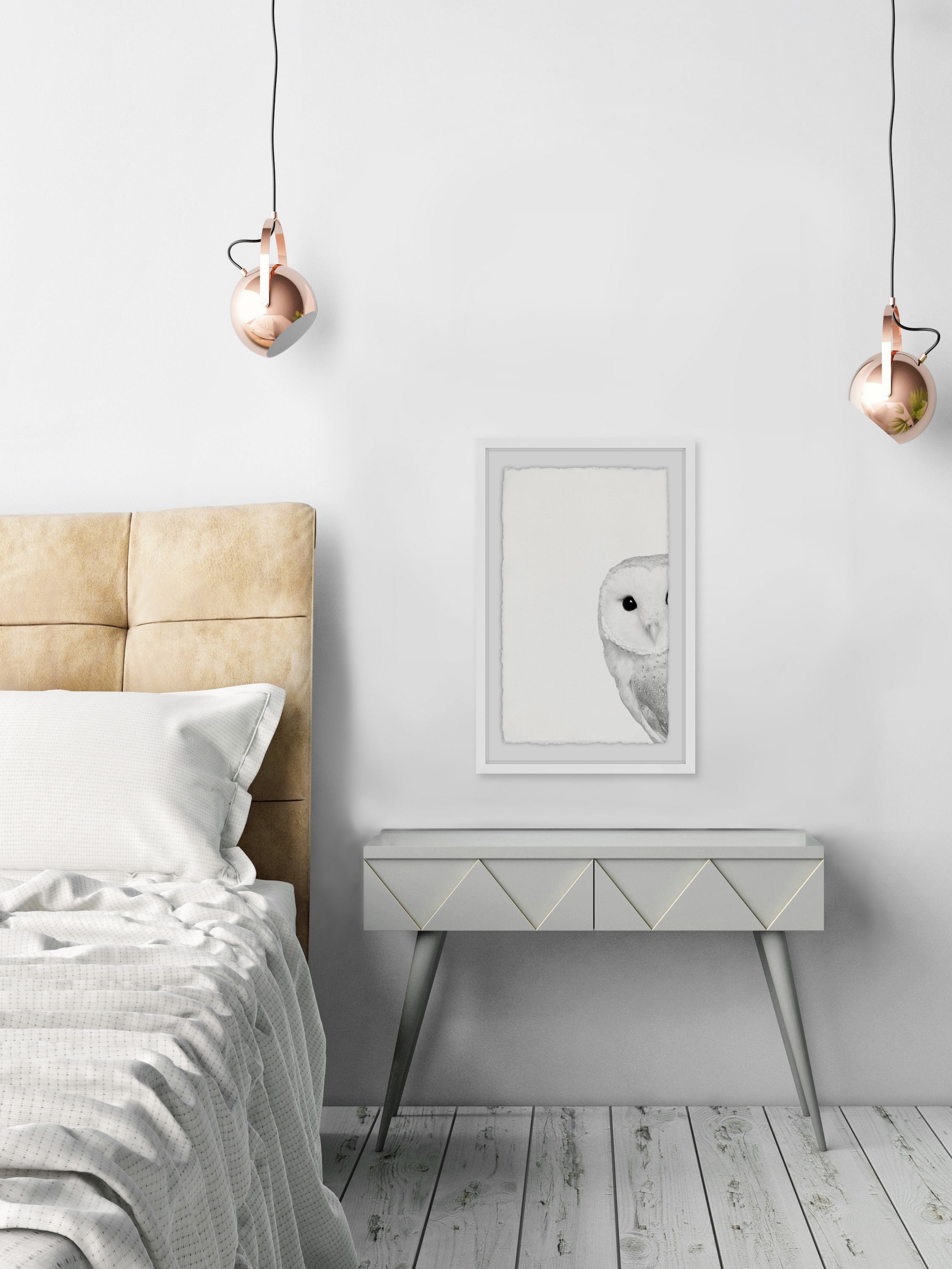 Hidden Owl Framed Painting Print - Image 5