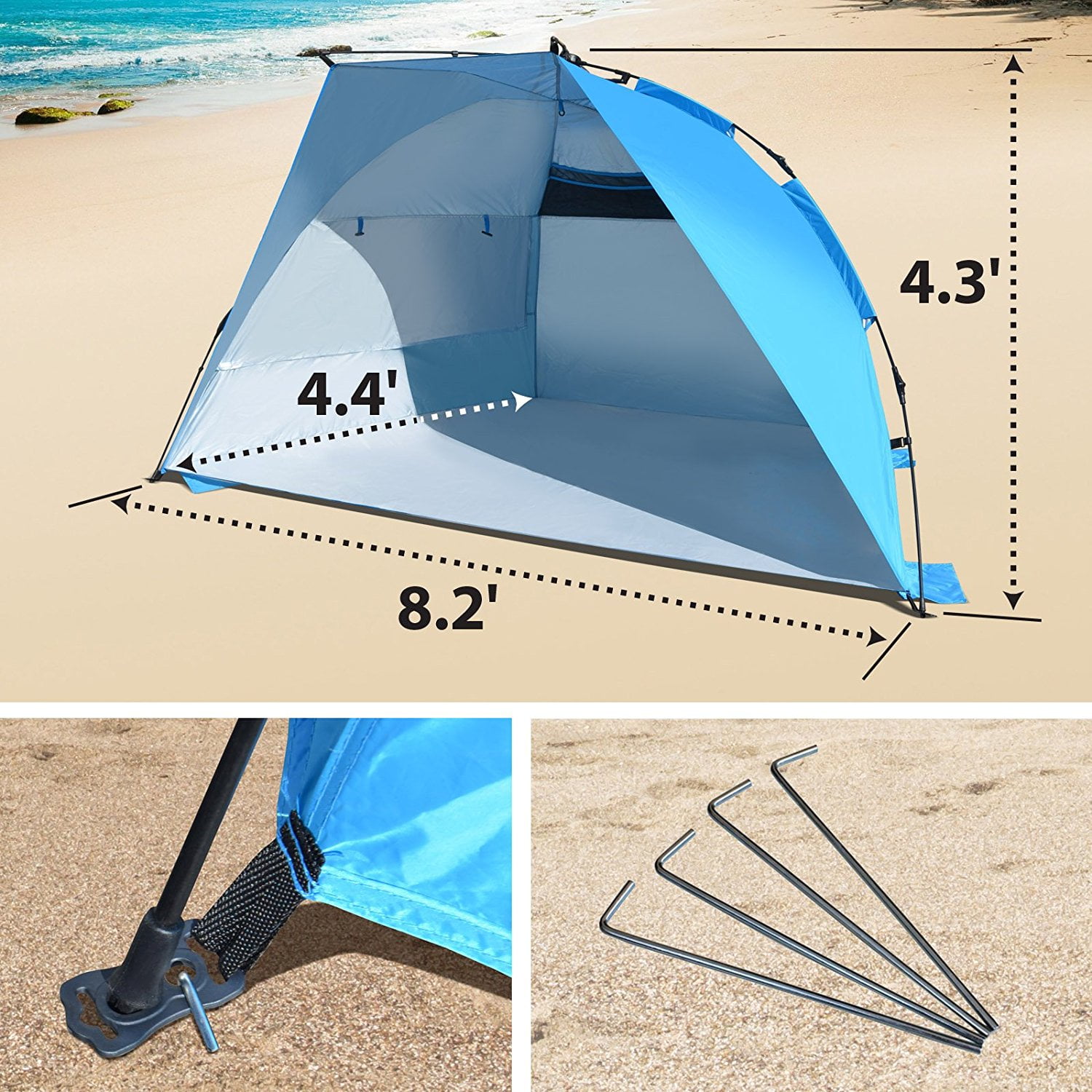 Sunny 33.5" x 7.9" Beach Tent - Image 7