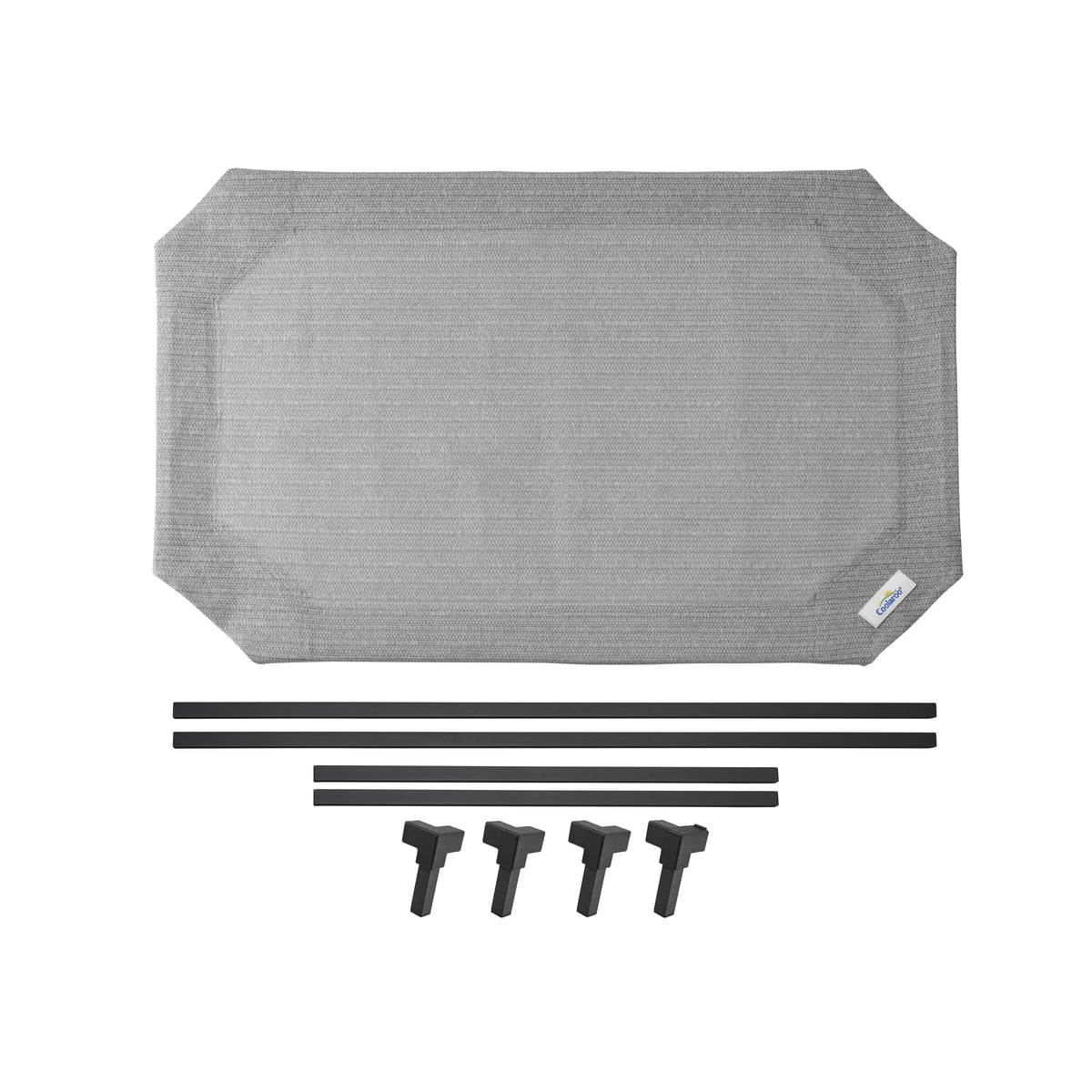 Coolaroo Cooling Elevated Dog Bed PRO with Heatshield, Fits in 48in Crate, Easy Assembly, Glacier Grey - Image 11