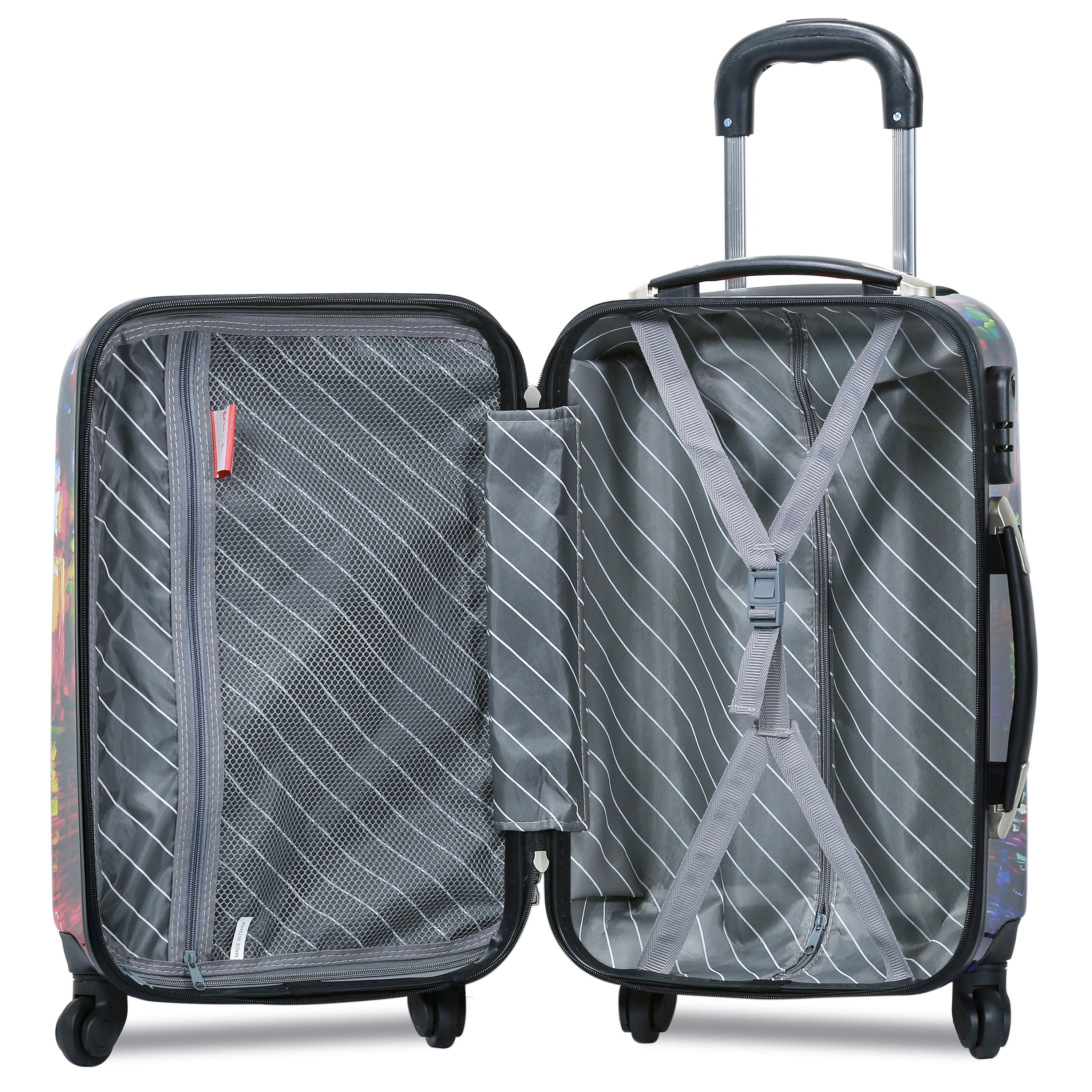 Dejuno Parisian Nights Hardside 3-PC Spinner Luggage Set - Image 8