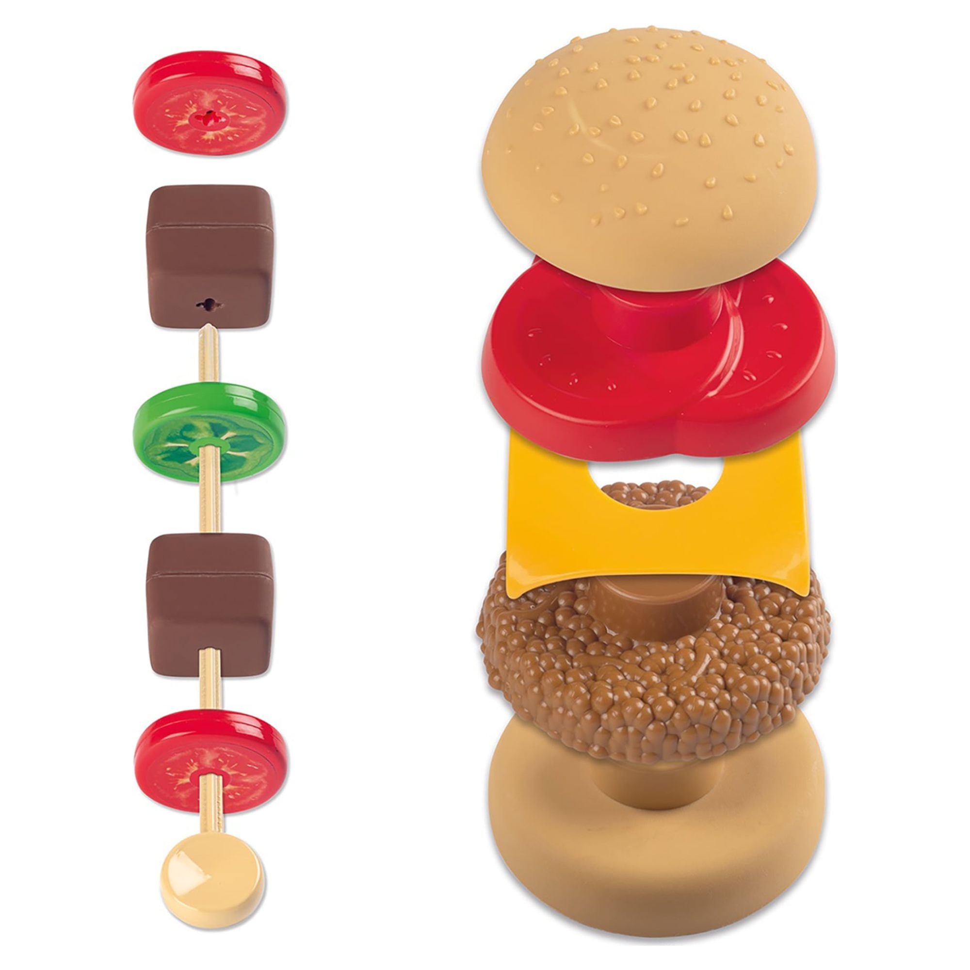 Smoby: BBQ Plancha Grill - Black, 18-Piece Accessory Playset - Realistic Cooking, Turn The Button & See Flames Appear, 19.69x14.57x28.43", Kids Age 3+ - Image 8