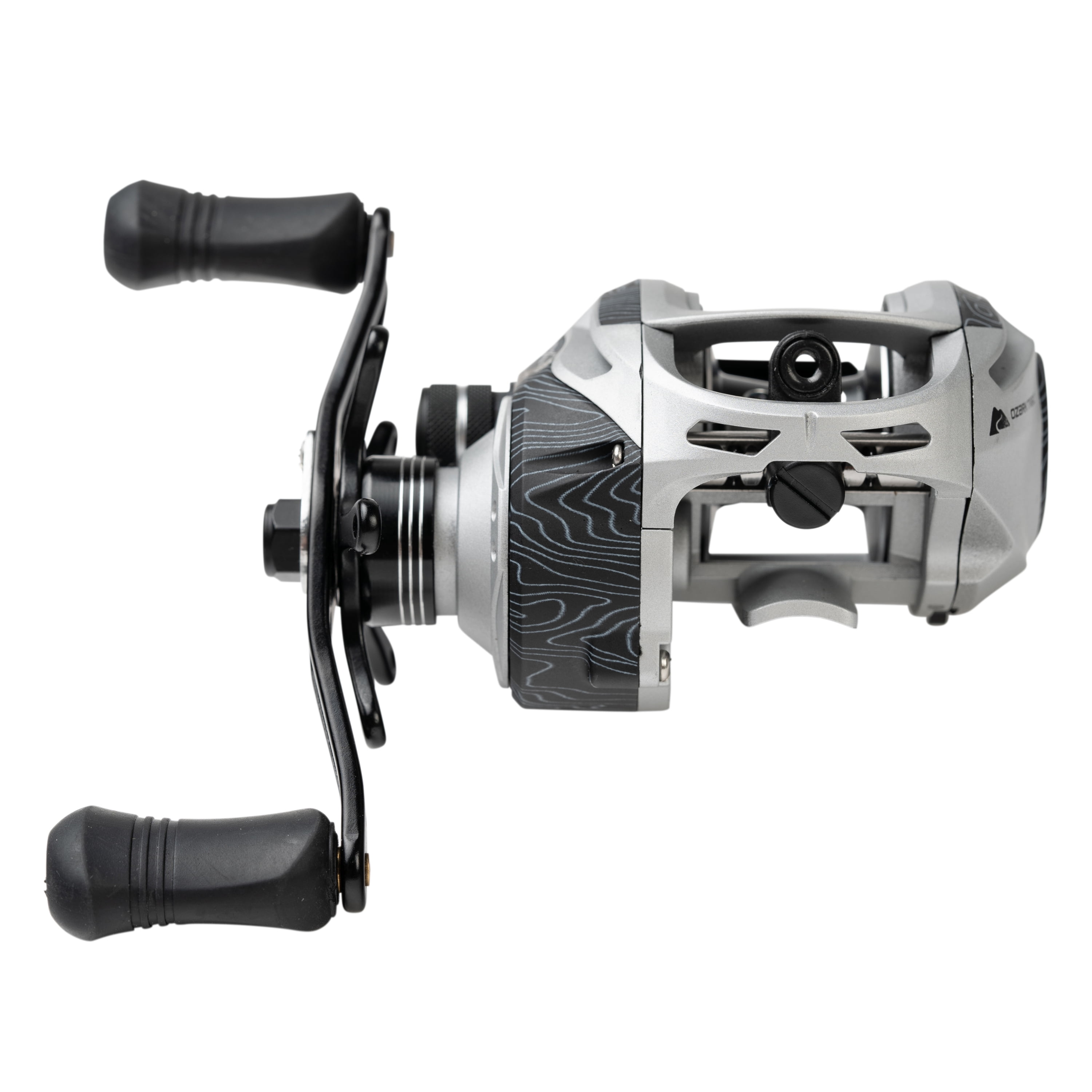 Ozark Trail OTX Pro Baitcast Fishing Reel, Black - Lightweight Graphite Frame and Cover, 7+1 Ball Bearings - Image 6