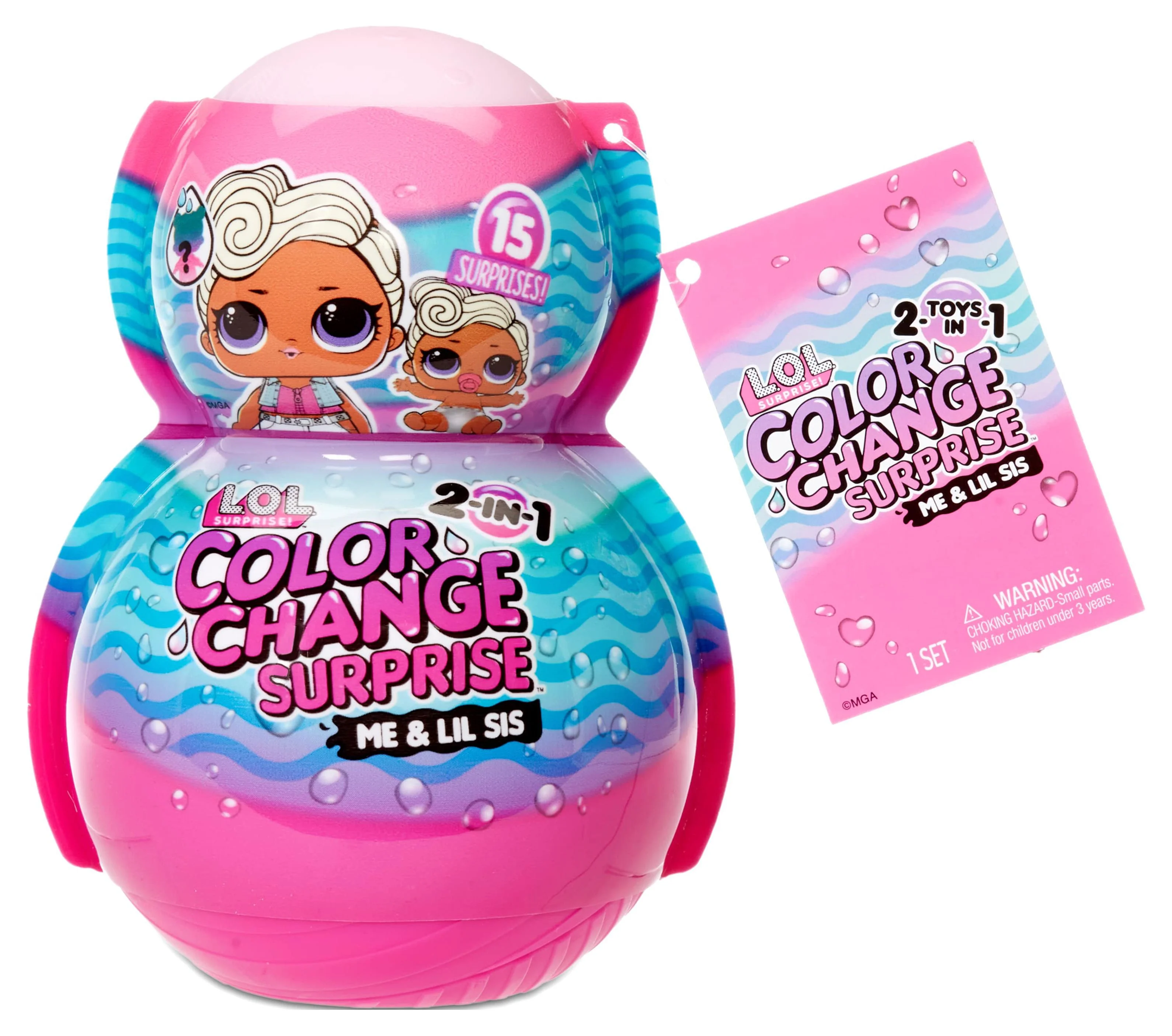 LOL Surprise Color Change Mega Pack Collectible Doll Exclusive w/ 70+ Surprises Age 4+ - Image 3