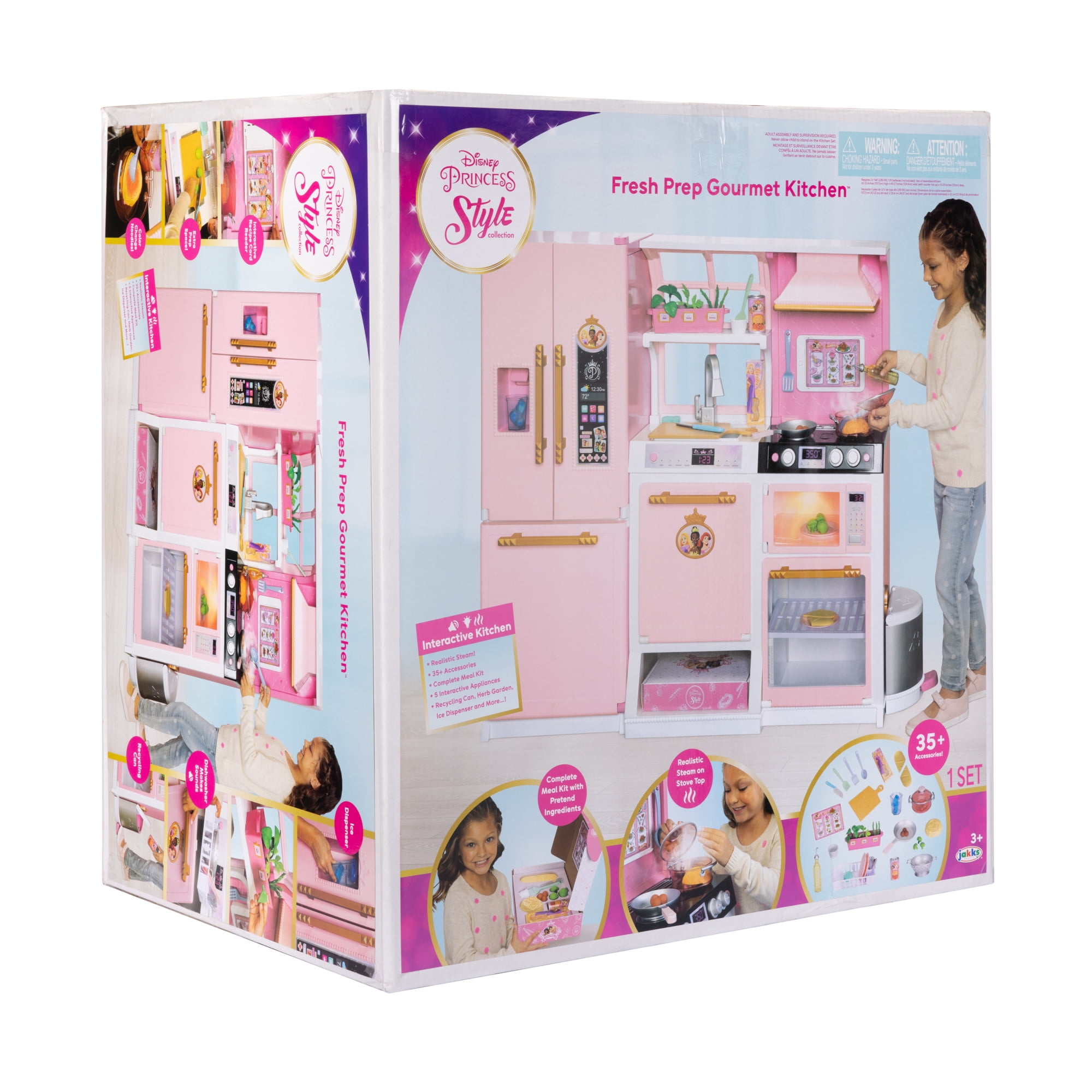 Disney Princess Style Collection Fresh Prep Gourmet Kitchen Child 3 to 6 Years, Pink - Image 5