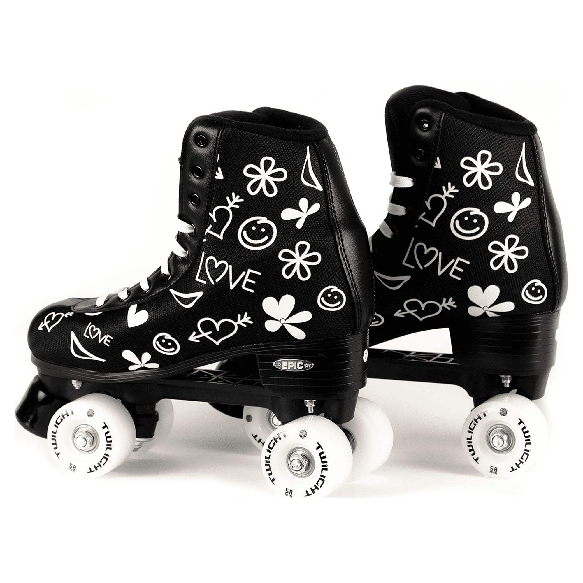 Epic Skates Luv Quad Roller Skates - Youth 6 - Image 4