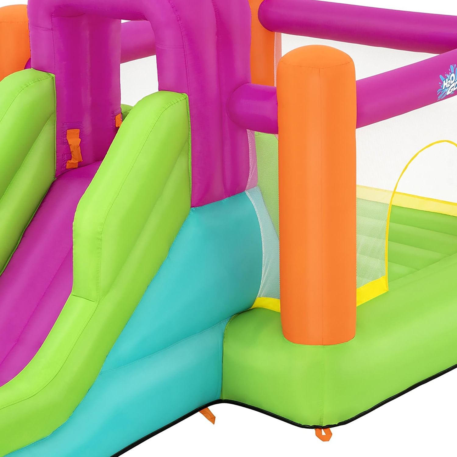 H2OGO! Slide Flyer Bounce House with Slide and Climbing Wall, Indoor/Outdoor, Ages 3+ - Image 9