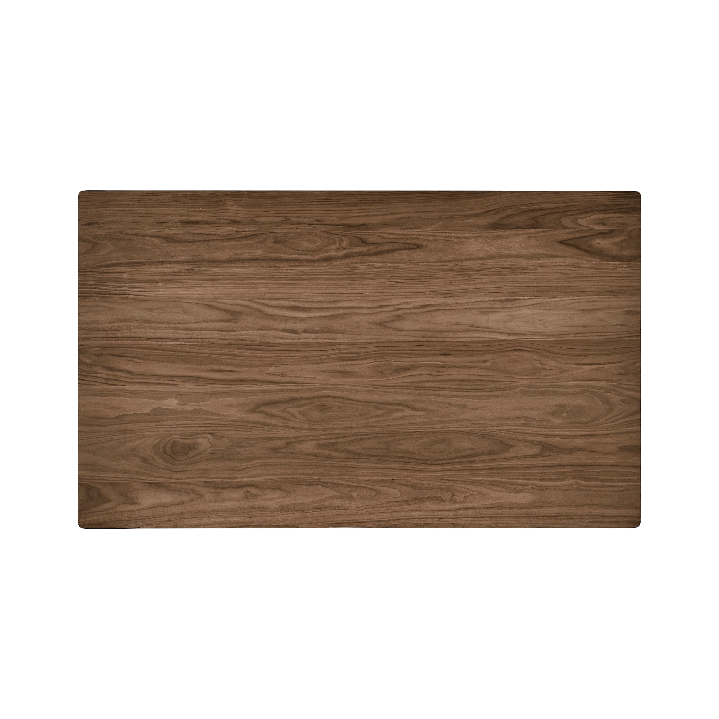 59" Walnut Brown Solid Contemporary Handcrafted Rectangular Dining Table - Image 6