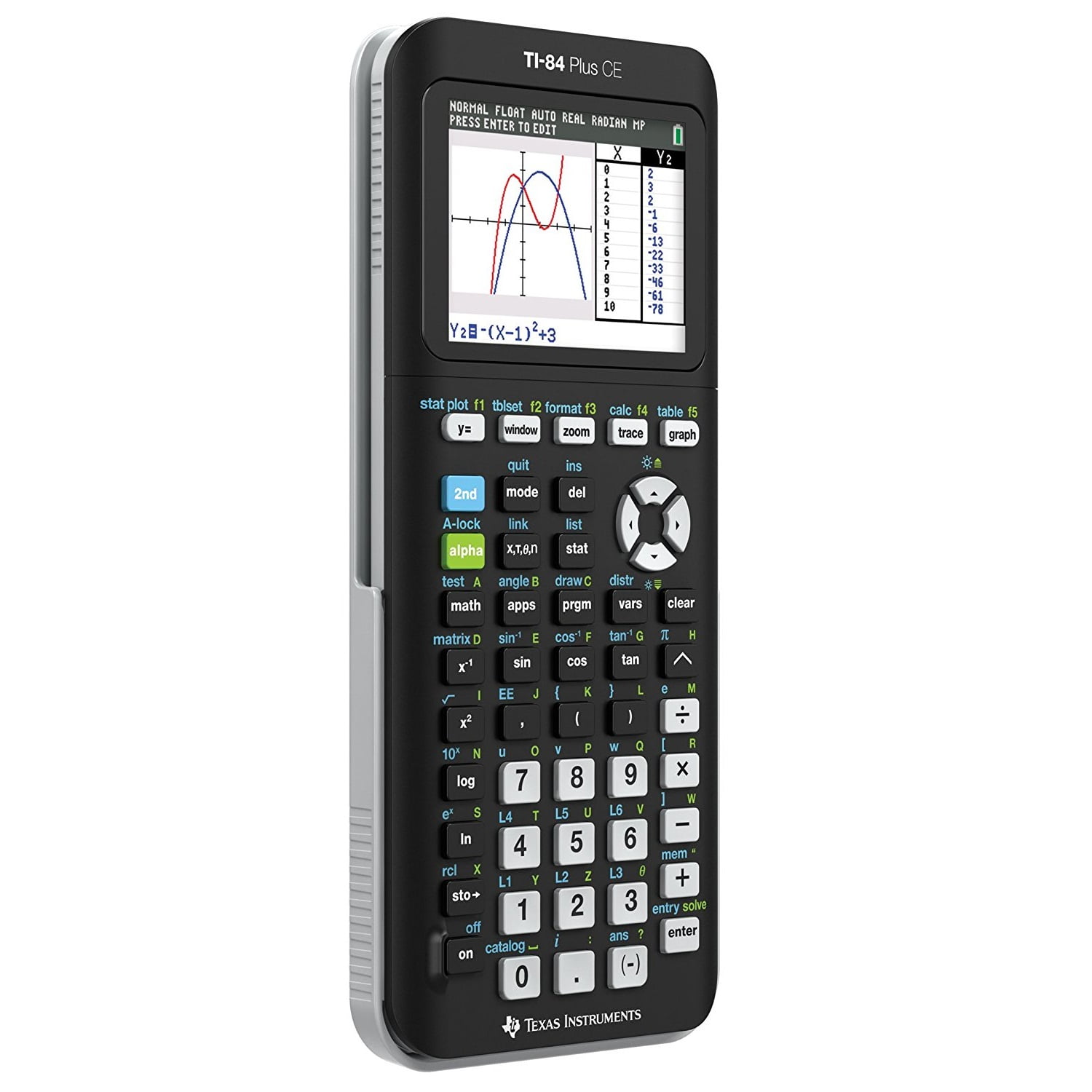 Texas Instruments TI-84 Plus CE Graphing Calculator, Matte Black - Image 3