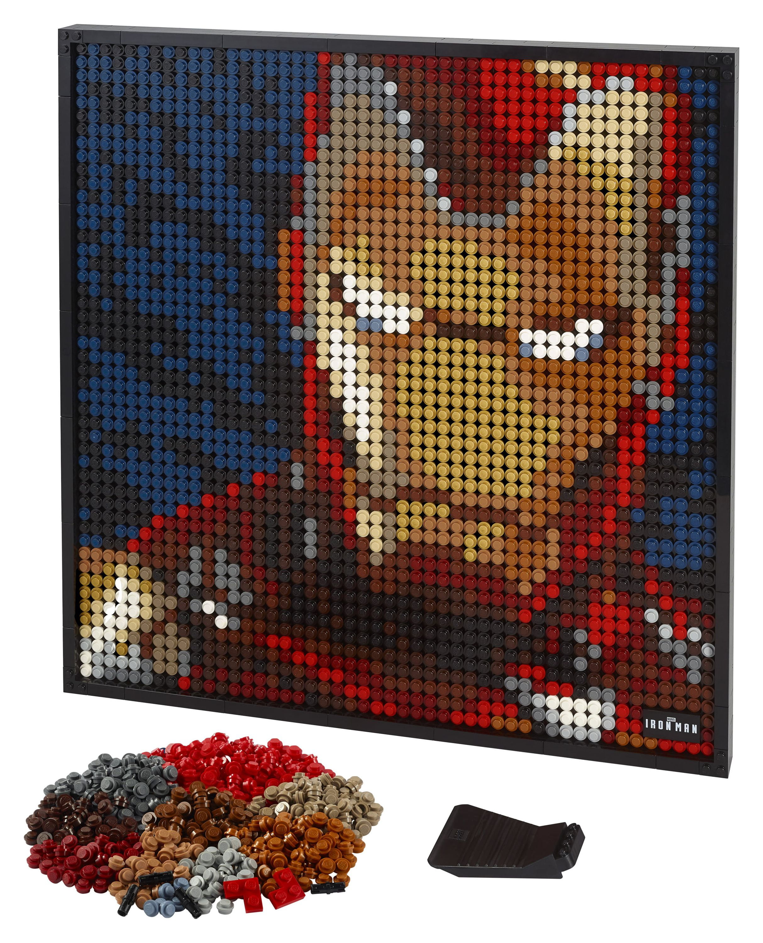LEGO Art Marvel Studios Iron Man 31199 Building Kit for Adults; A Creative Wall Art Set Featuring Iron Man That Makes an Awesome Gift (3,167 Pieces) - Image 4