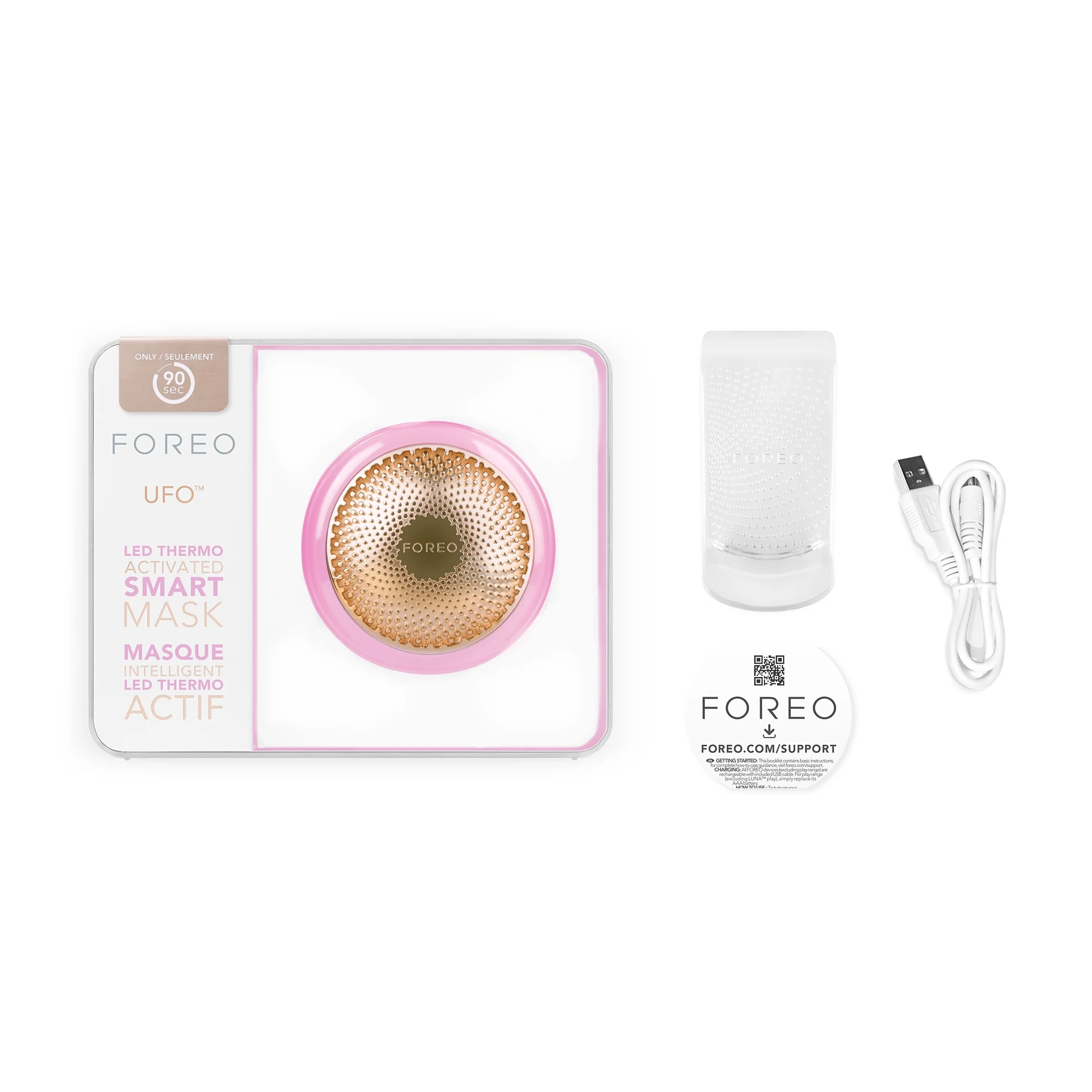 FOREO UFO Smart Mask Treatment Device - Pink Pearl - Image 7