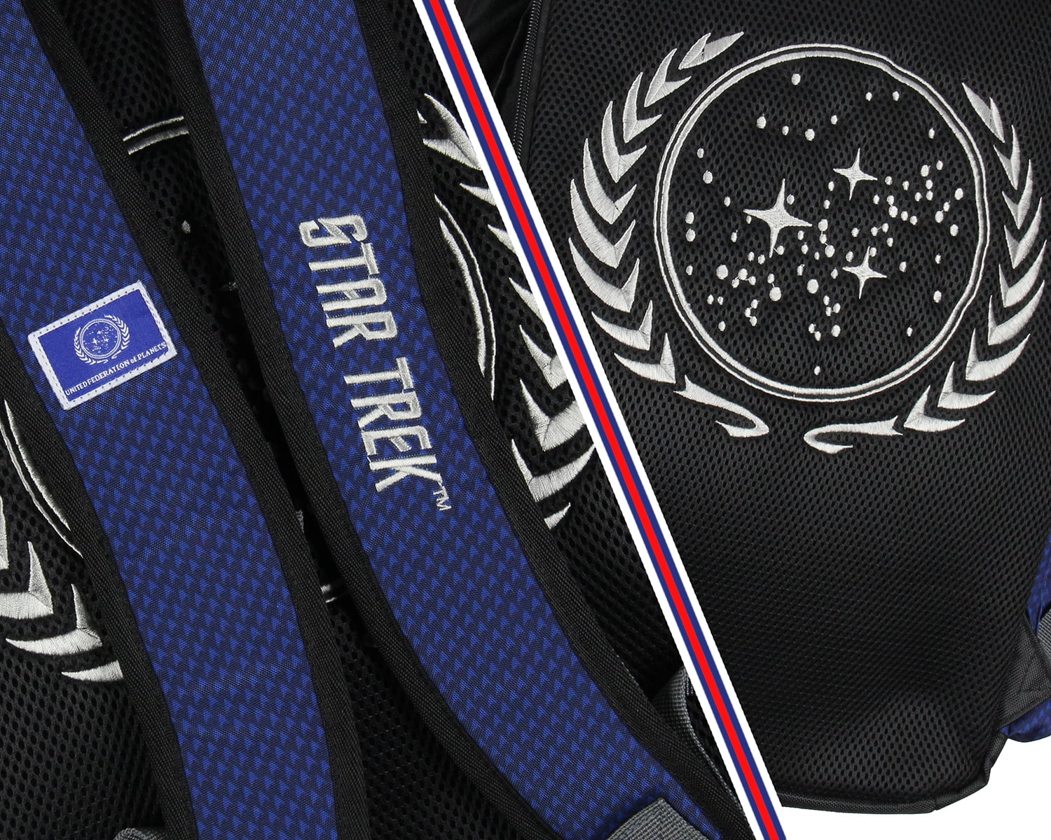 Star Trek Starfleet Academy Roll Top Hiking Gym Laptop School Travel Backpack - Image 2