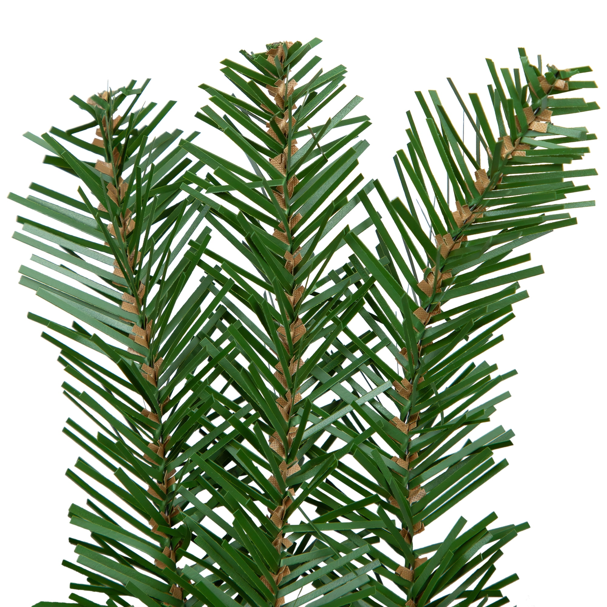 36" Pre-Lit Eastern Pine Artificial Christmas Wreath - Clear Lights - Image 2