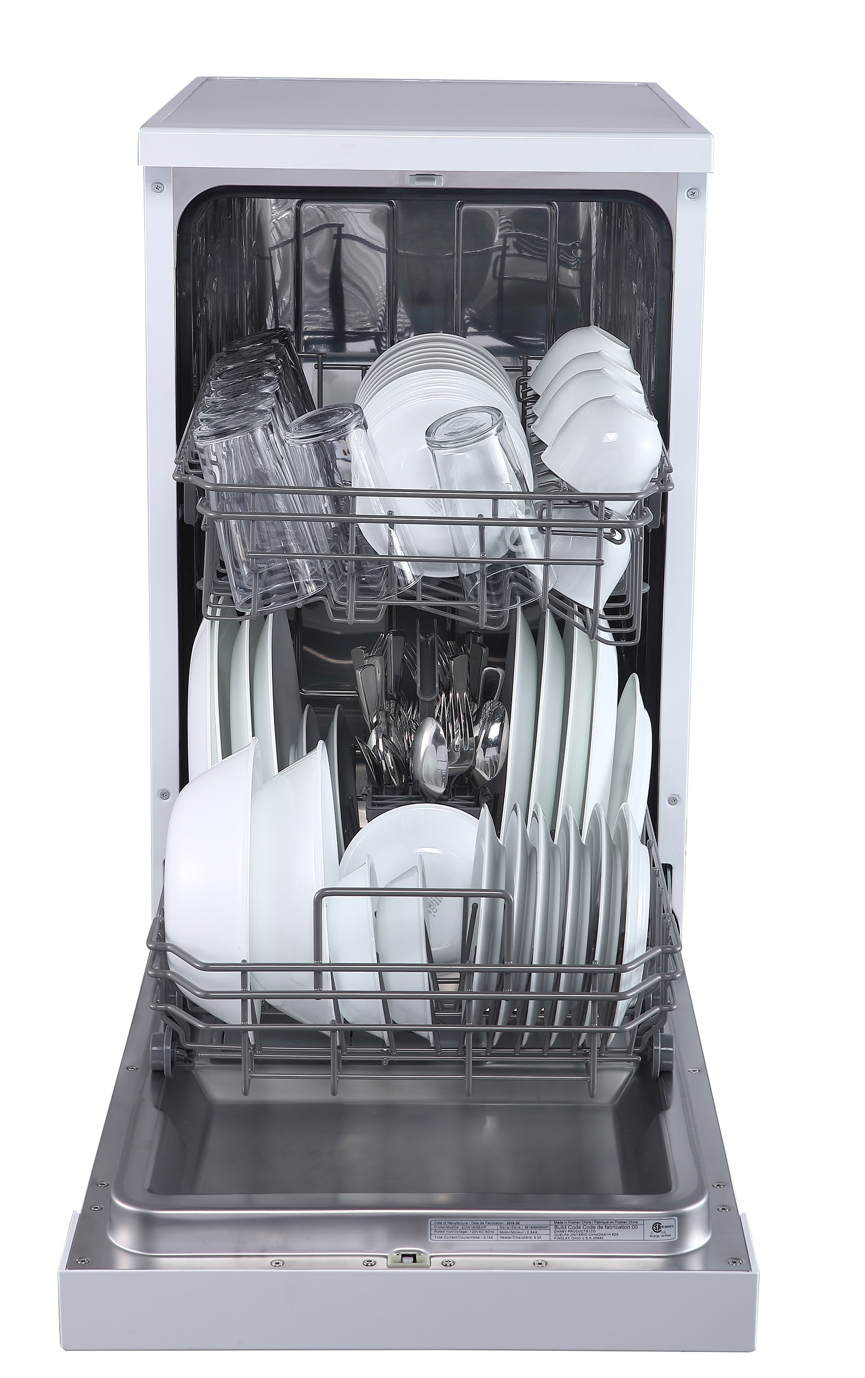 Hamilton Beach 18" Portable Dishwasher in White - Image 6