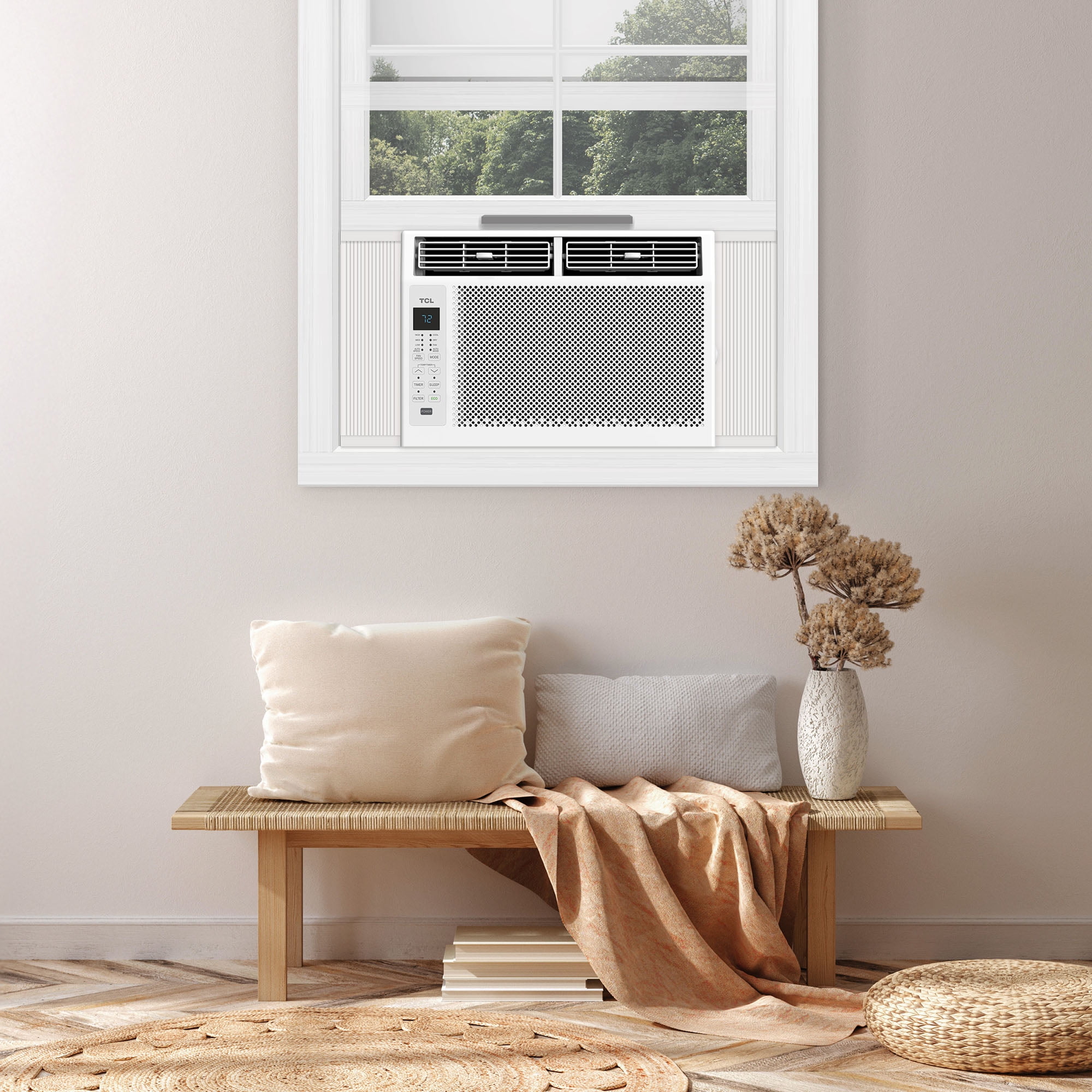 TCL 5,000 BTU Window Air Conditioner, Fan & Dehumidifier (White) - 150 Sq. Ft., Remote Control, Easy-to-Use, Reusable Filter, Compact, Quiet - W5W3M - Image 12