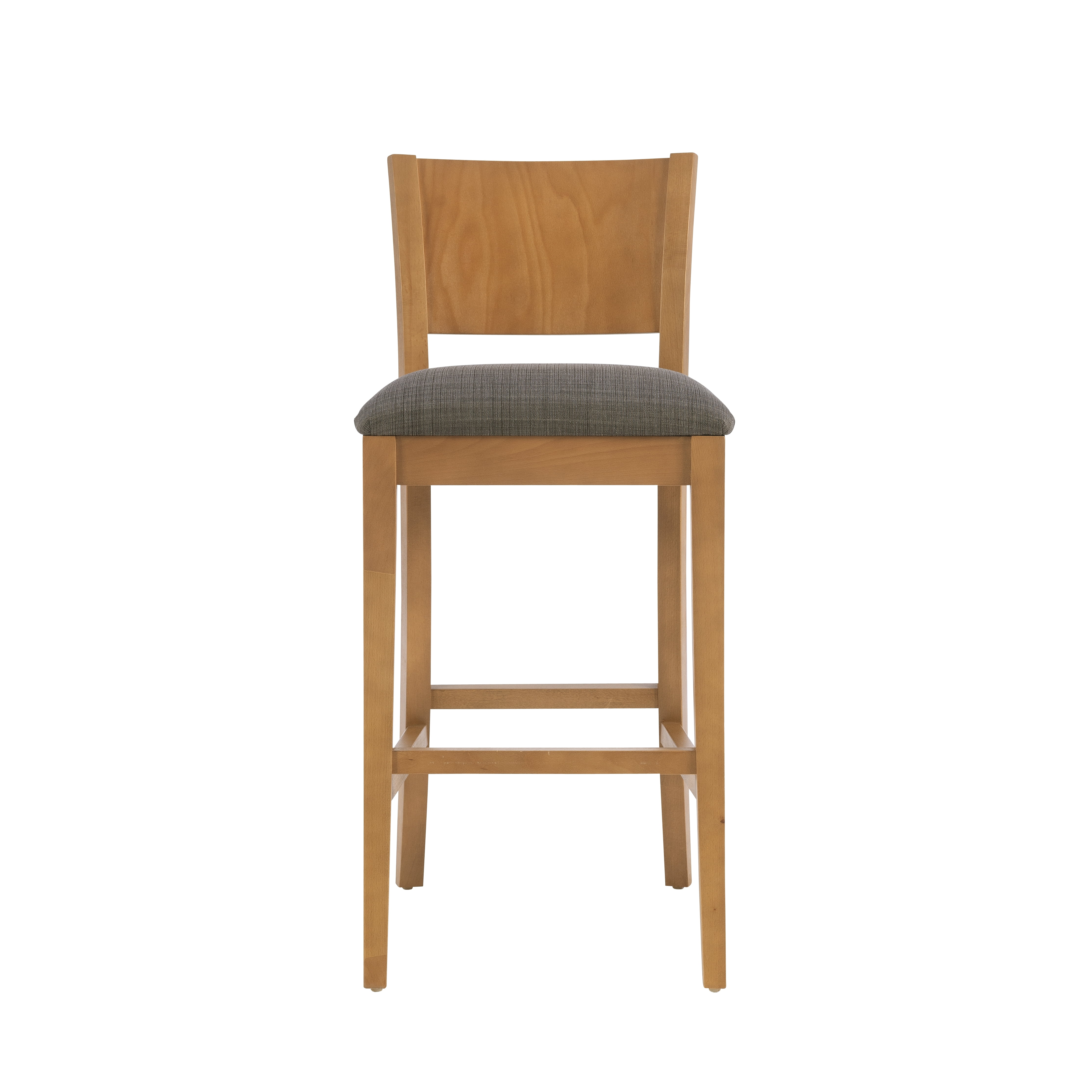 Linon Verica 30" Mid Back Barstools, Set of 2, Brown/Charcoal - Image 4