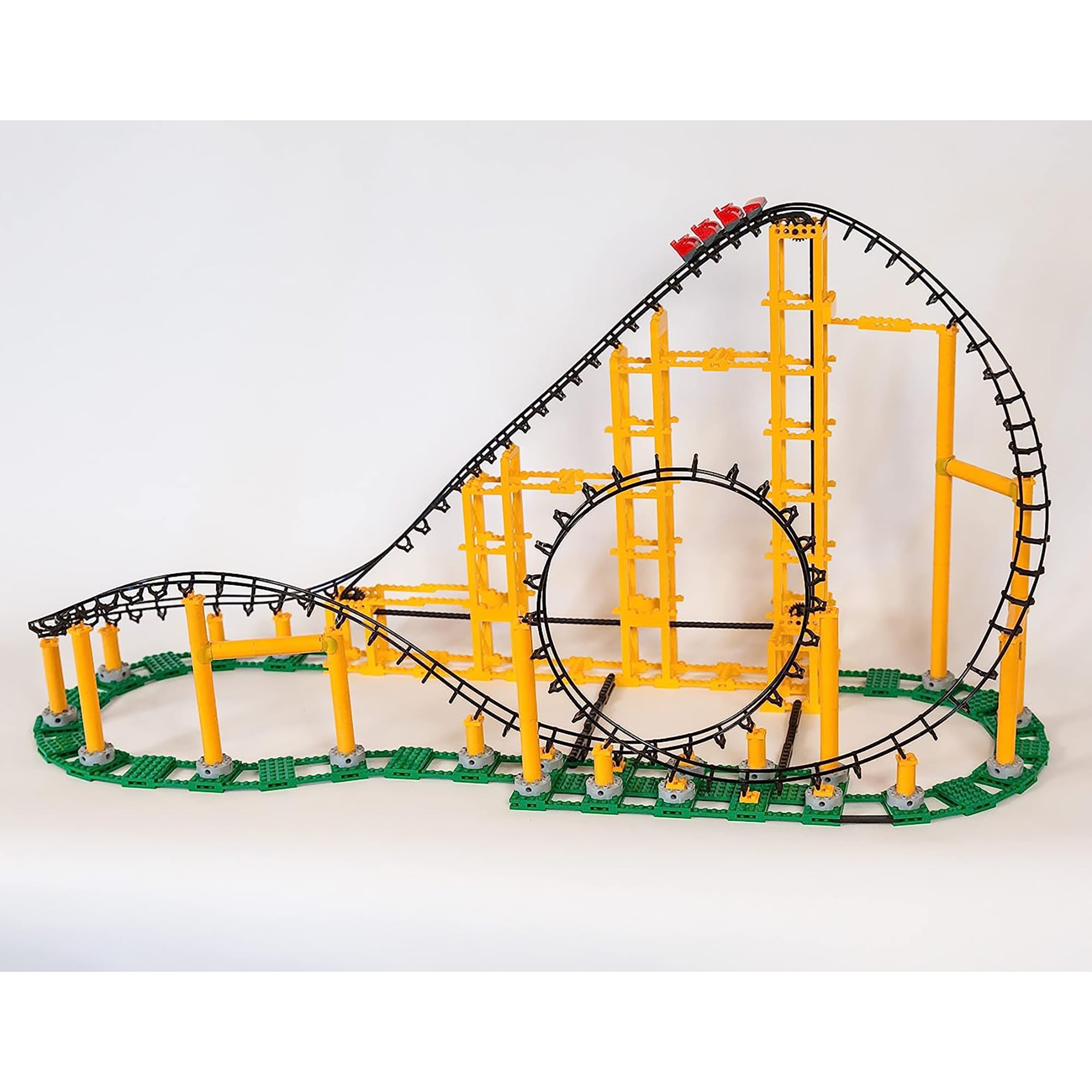 CDX Blocks: Sidewinder - 825 Pieces, Building Brick Set, Gravity Powered Looping Coaster Model, Promotes STEM Learning - Image 4