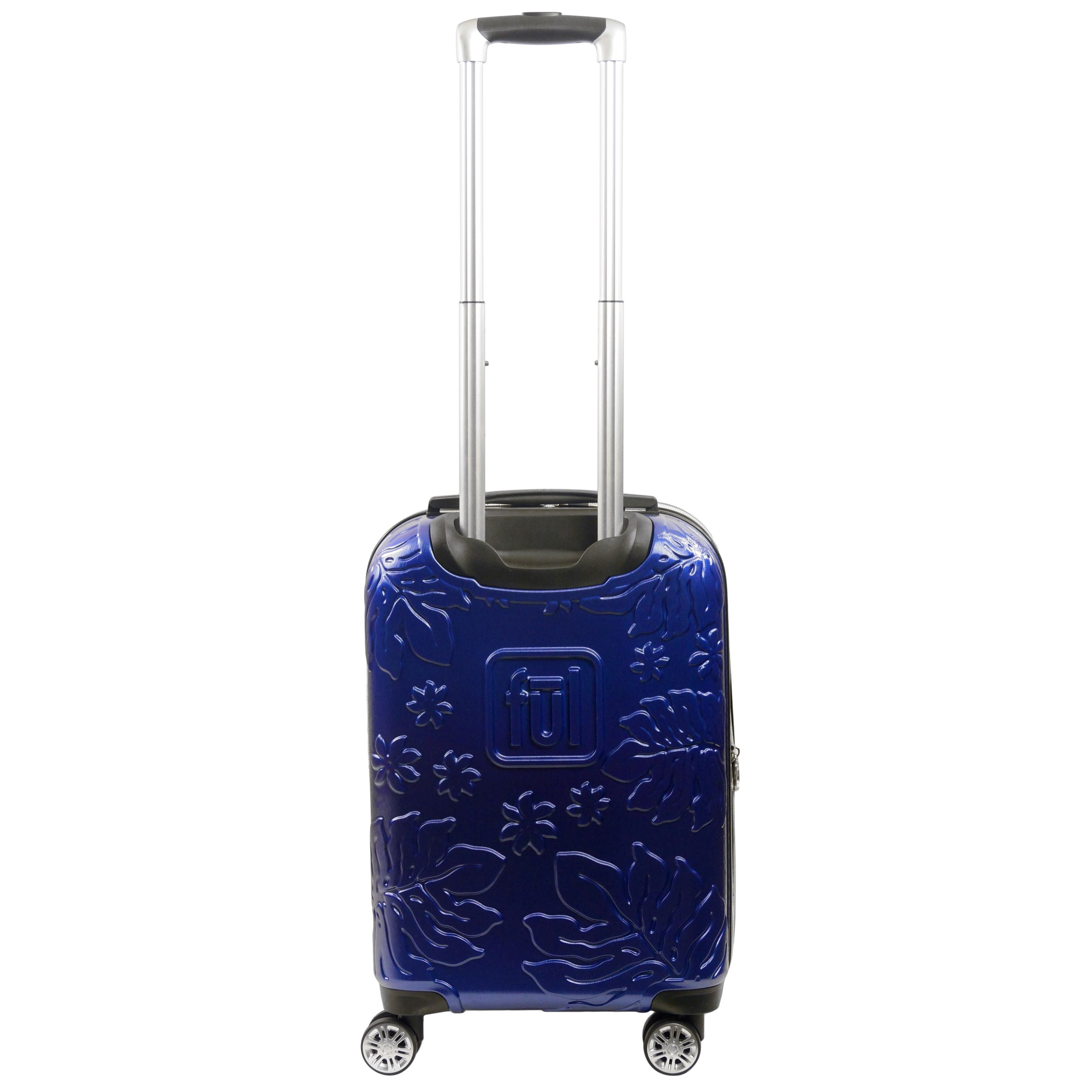 Disney Stitch 22 Inch Carry On Rolling Luggage, Molded Hardshell Suitcase with Spinner Wheels, Blue - Image 2