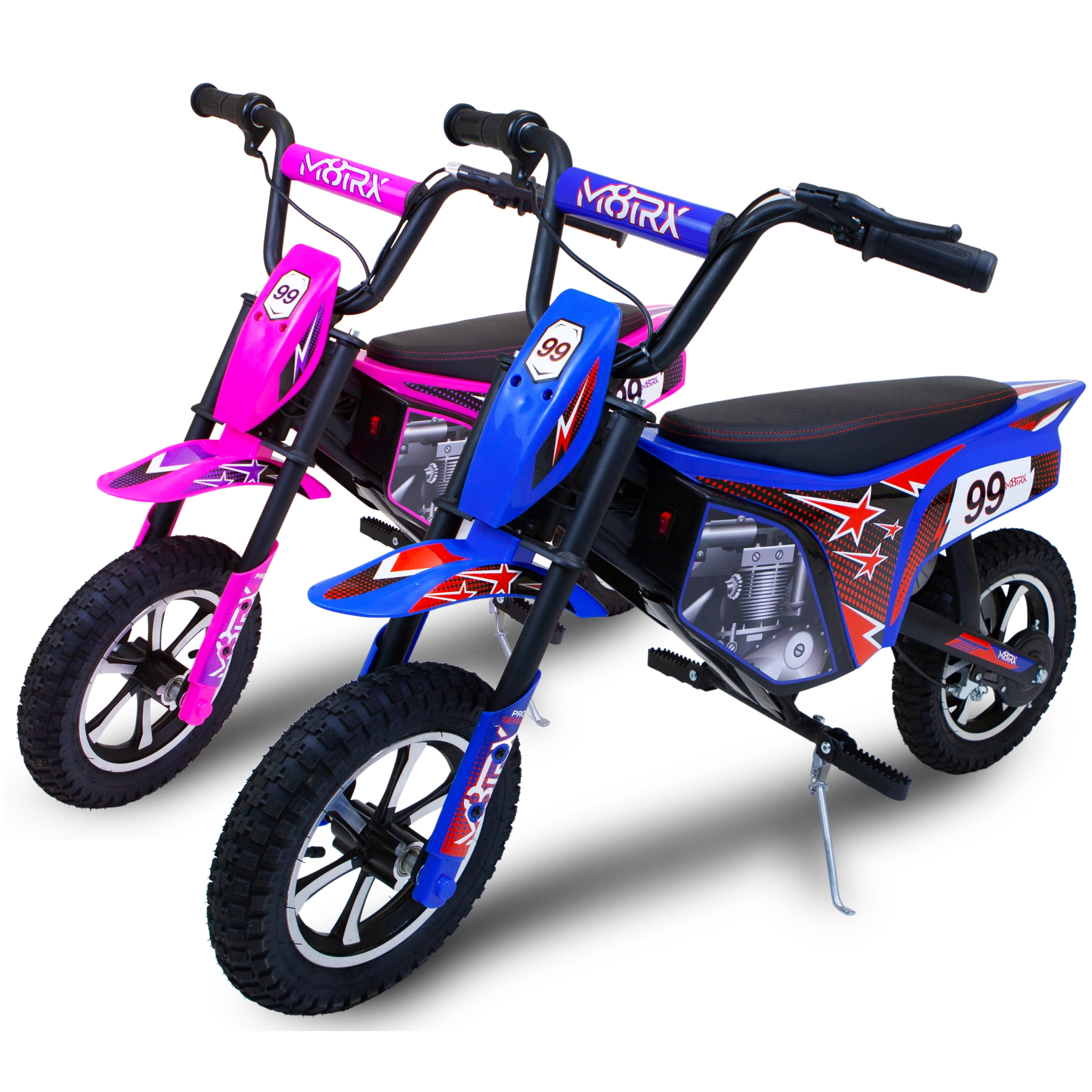 M8TRX Blue 24V Electric Dirt Bike, Ride on Toy Motorcycle for Kids and Teens Ages 13+ - Image 3
