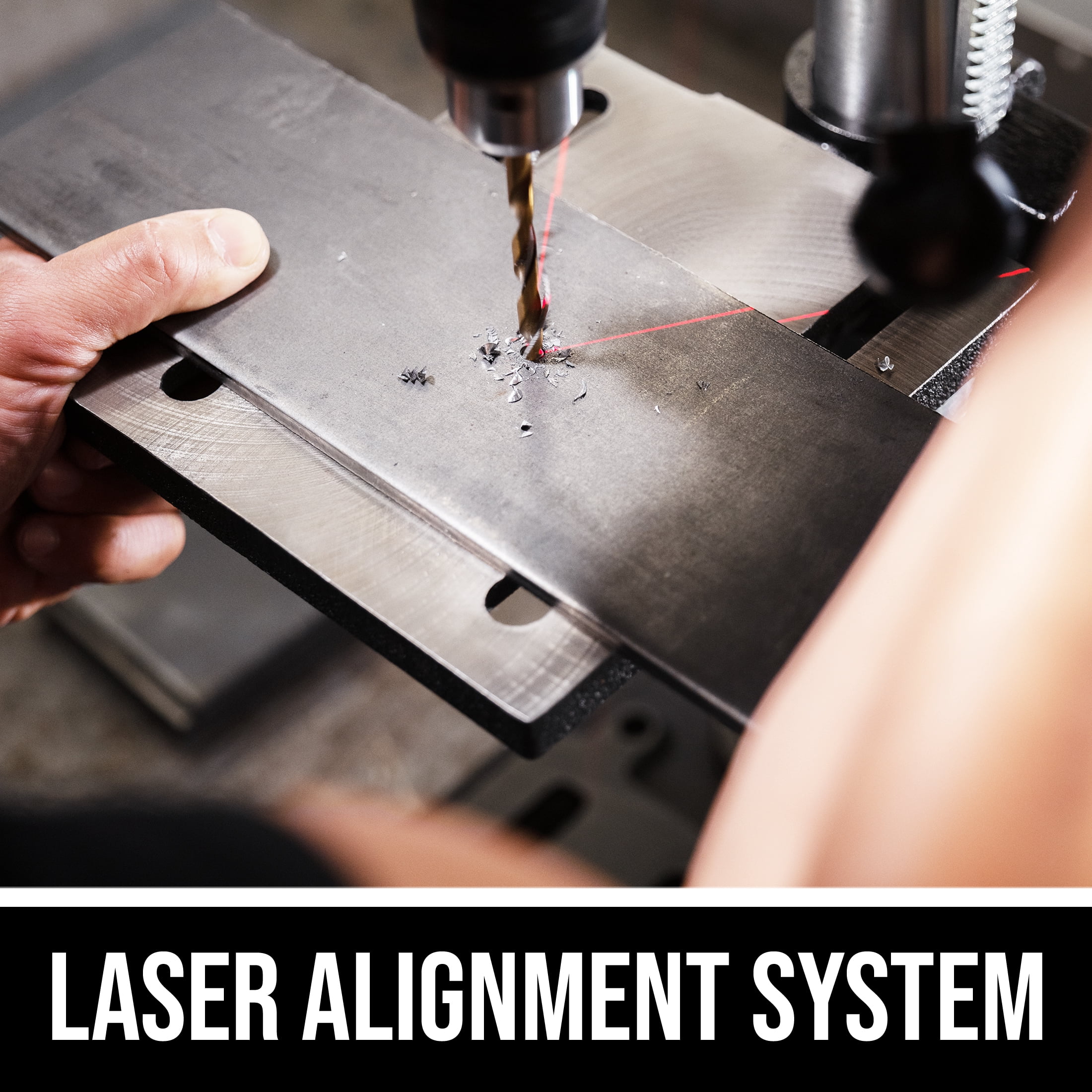 SKIL DP9505-00 6.2 Amp 10'' Corded Electric Benchtop Drill Press with Laser & LED Light, New - Image 7