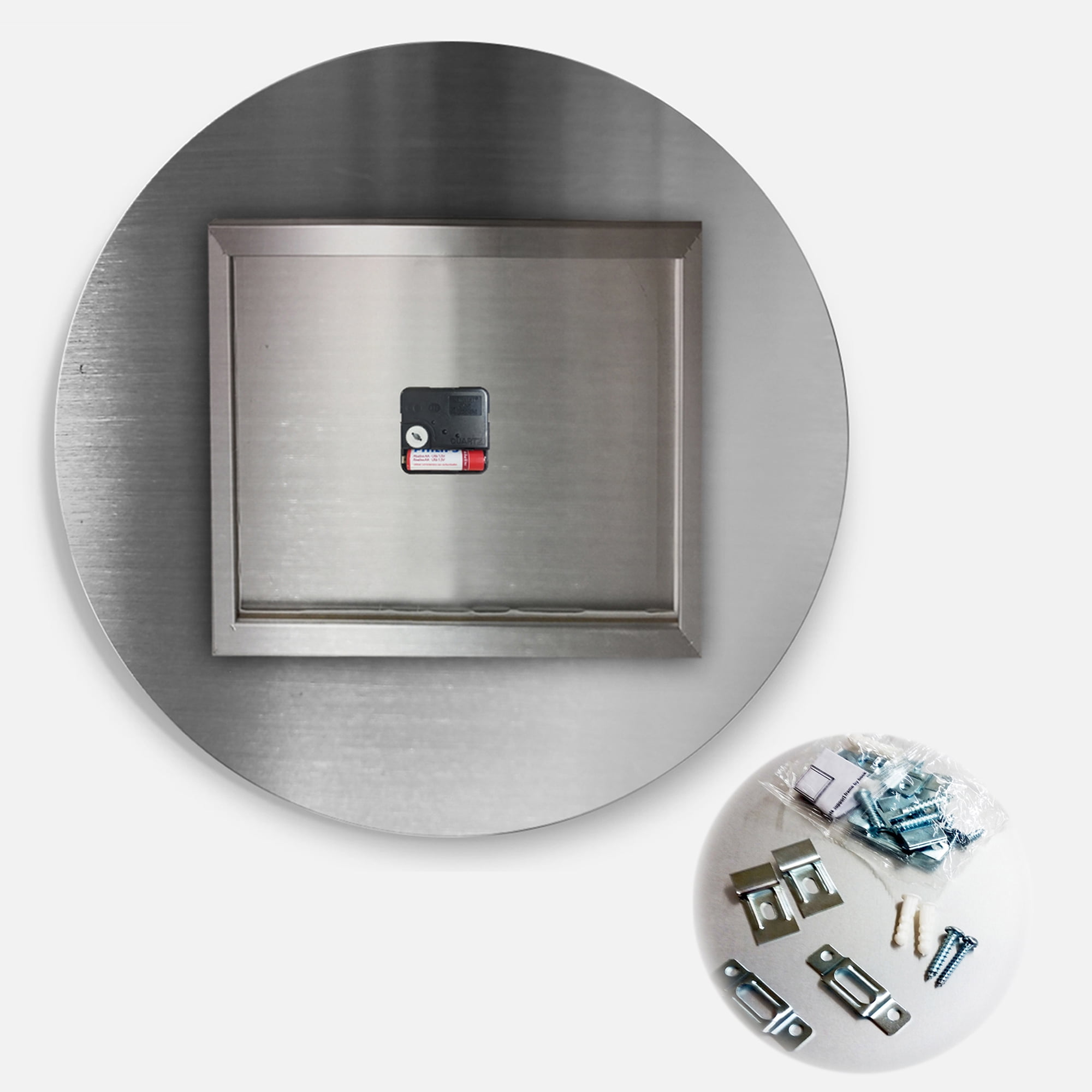 Designart 'Country Road In Winter Times Ii' Traditional Wall Clock - Image 2