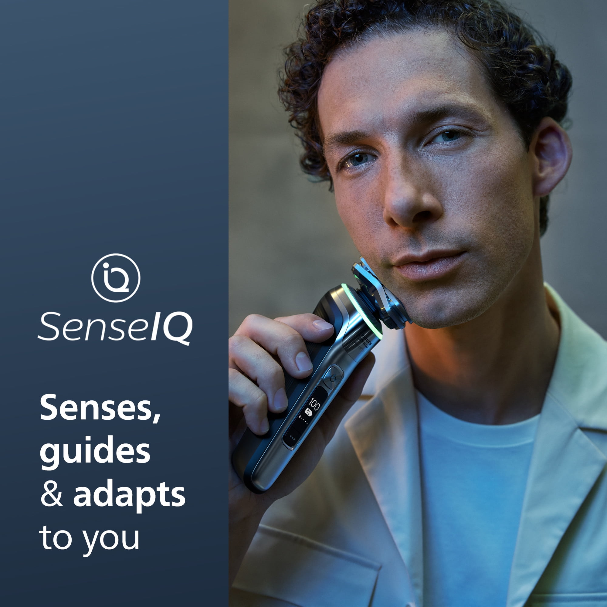 Philips Norelco 9500 Rechargeable Wet & Dry Electric Shaver with Quick Clean, Travel Case, Pop Up Trimmer, S9985/84 - Image 2