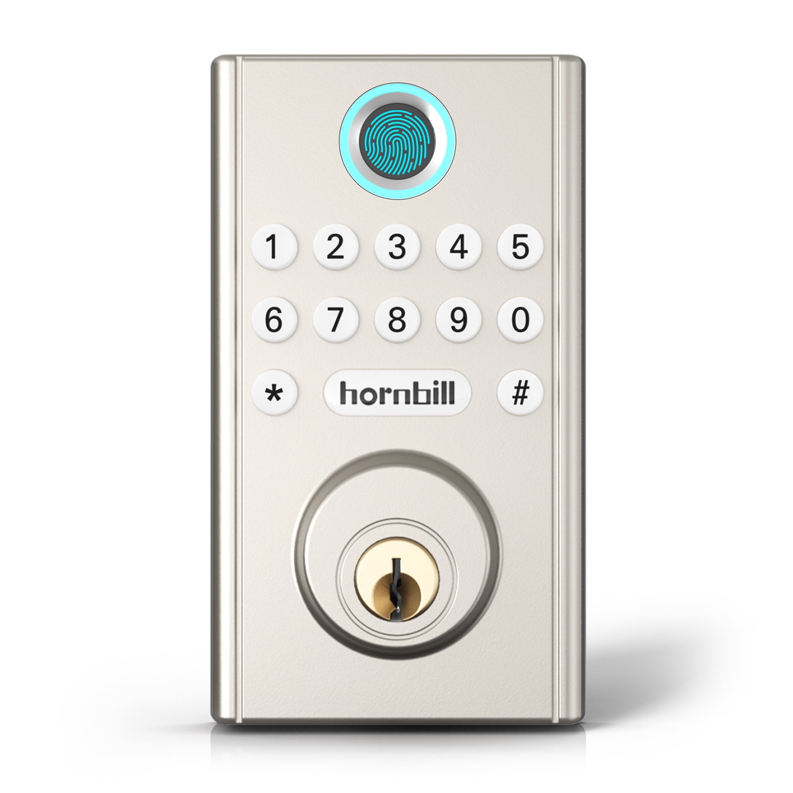 Hornbill Electronic Digital Keypad Lock, Fingerprint Front Door Lock, Keyless Entry Deadbolt Lock, Keypad Deadbolt Auto Lock, Easy to Install No Need to Drill, Suitable for Home Office Apartment - Image 5