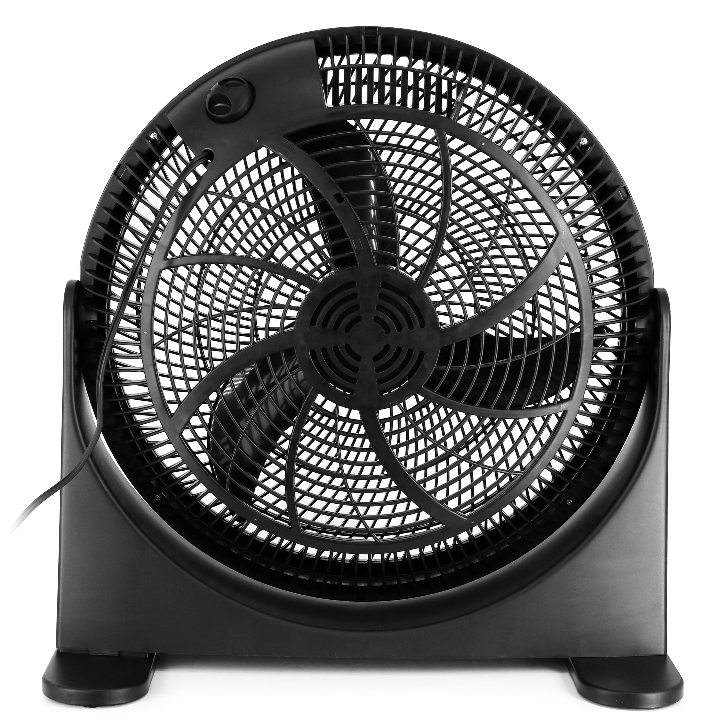 Air Monster 16 Inch Air Circulator 3 Speed Adjustable Angle Floor Fan in Black - Image 2