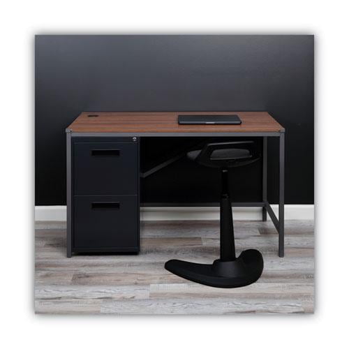 Alera ALEPAFFCH 14.96 in. x 19.29 in. x 27.75 in. 2 Legal/Letter-Size File Drawers Left or Right File Pedestal - Charcoal - Image 10