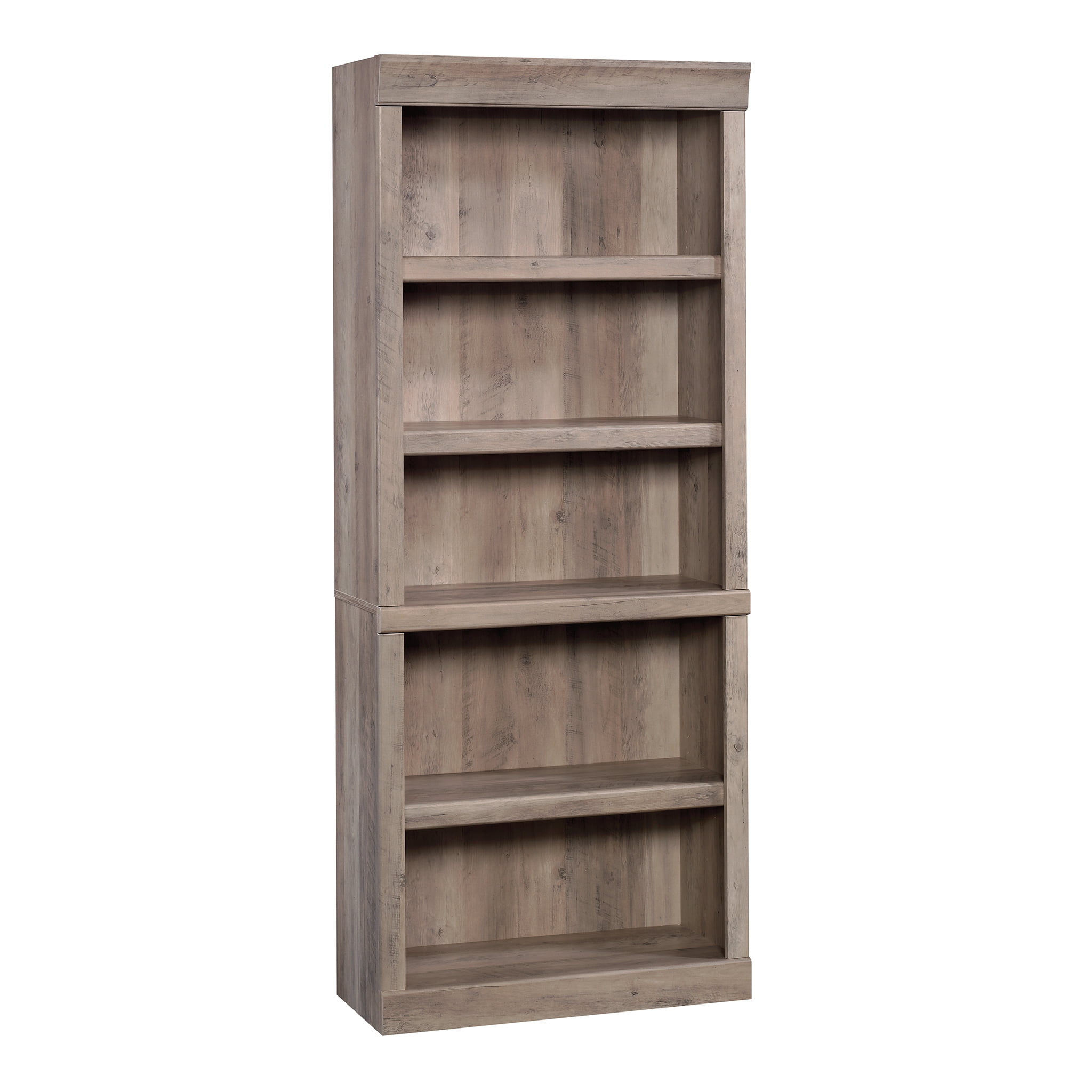 Better Homes & Gardens Glendale 5 Shelf Bookcase, Rustic Gray Finish - Image 5