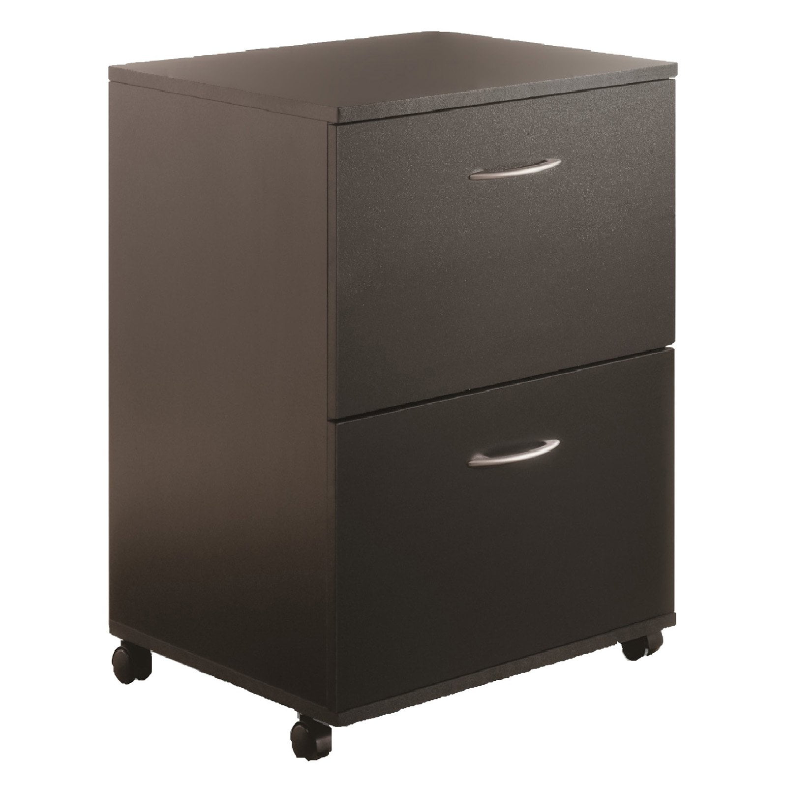 Nexera Pablo 2-Drawer Mobile Laminate Filing Cabinet, Cappuccino - Image 2