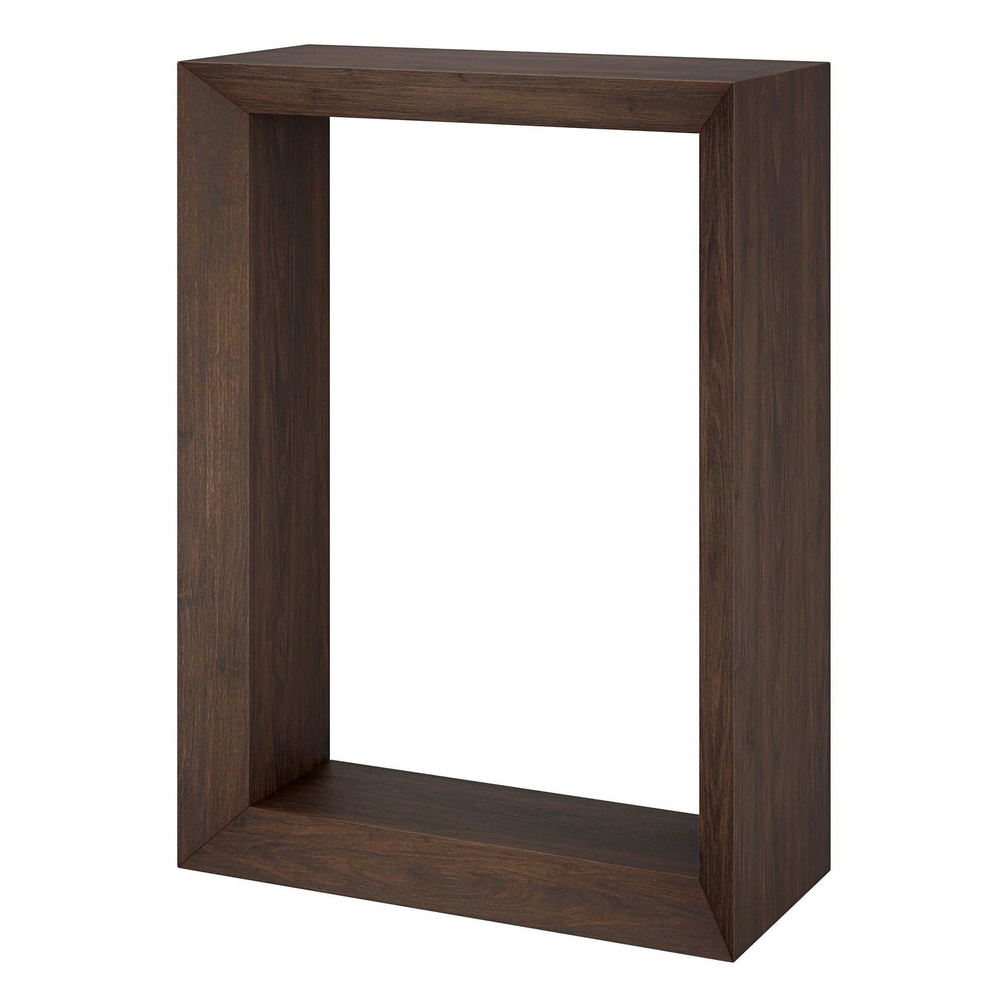 Evelyn&Zoe Modern Farmhouse 22" Wide Alder Brown Console Table - Image 4