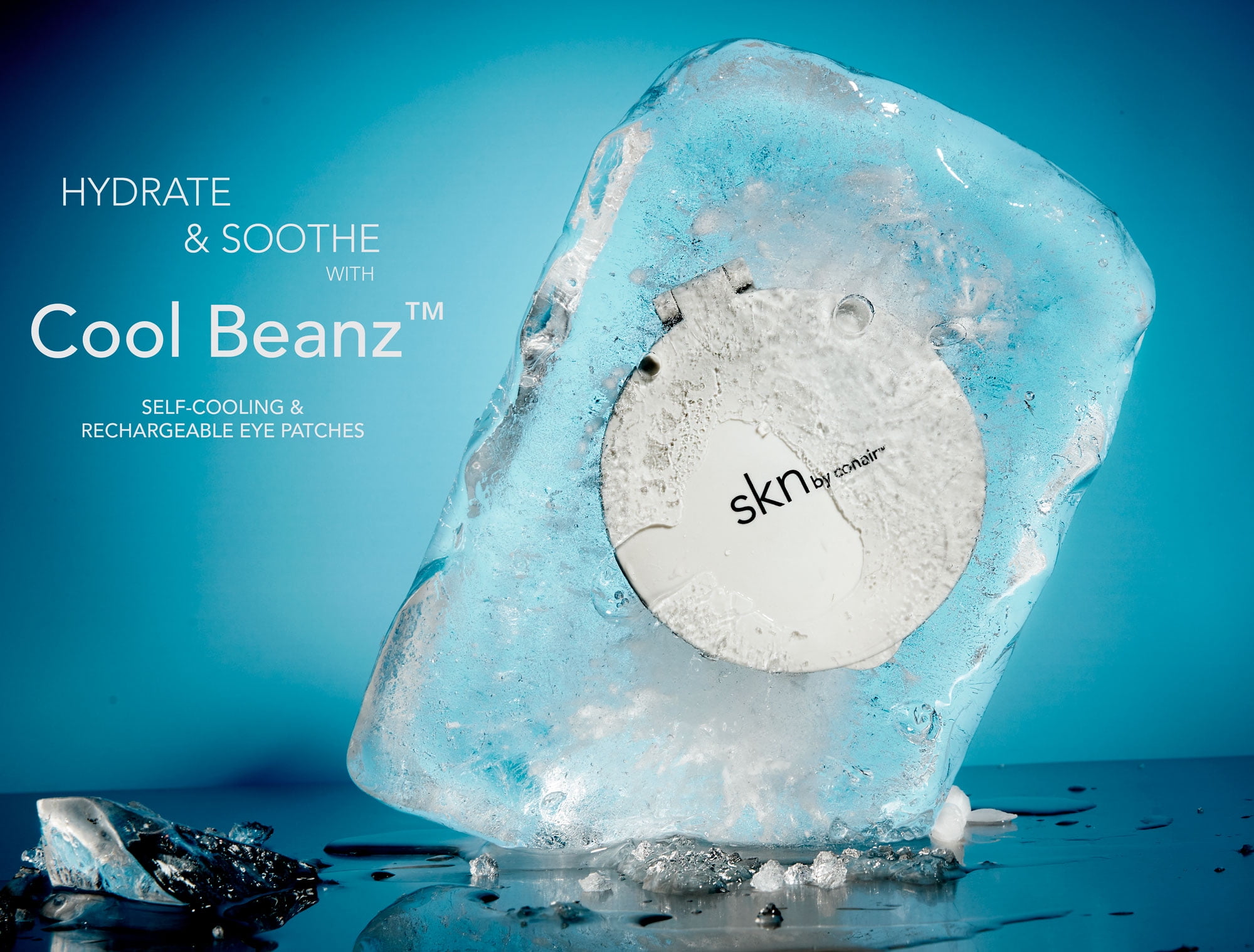 SKN by Conair Cool Beanz Reusable Under Eye Patches, Rechargeable - Image 4