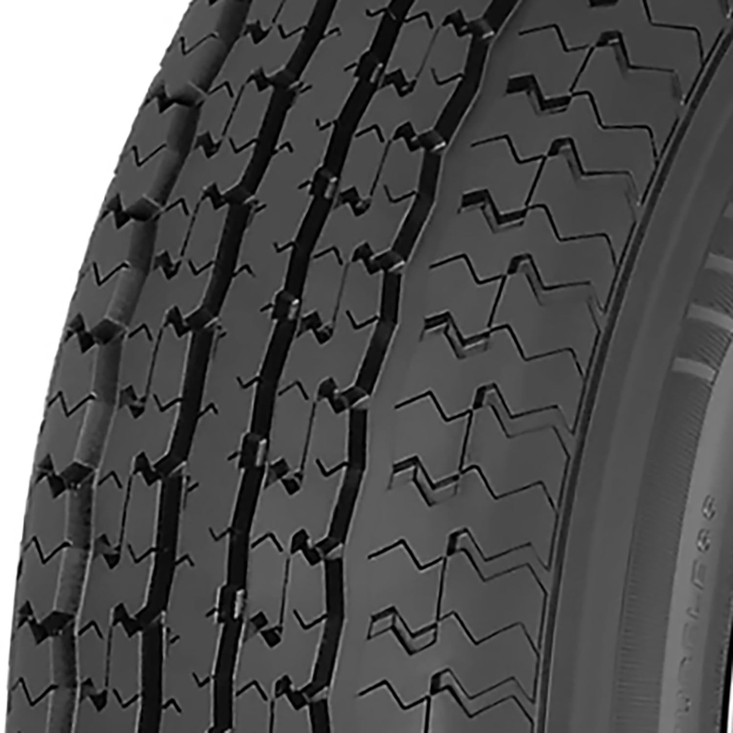 Power King Towmax STR II ST235/80R16 124L E Trailer Tire - Image 2
