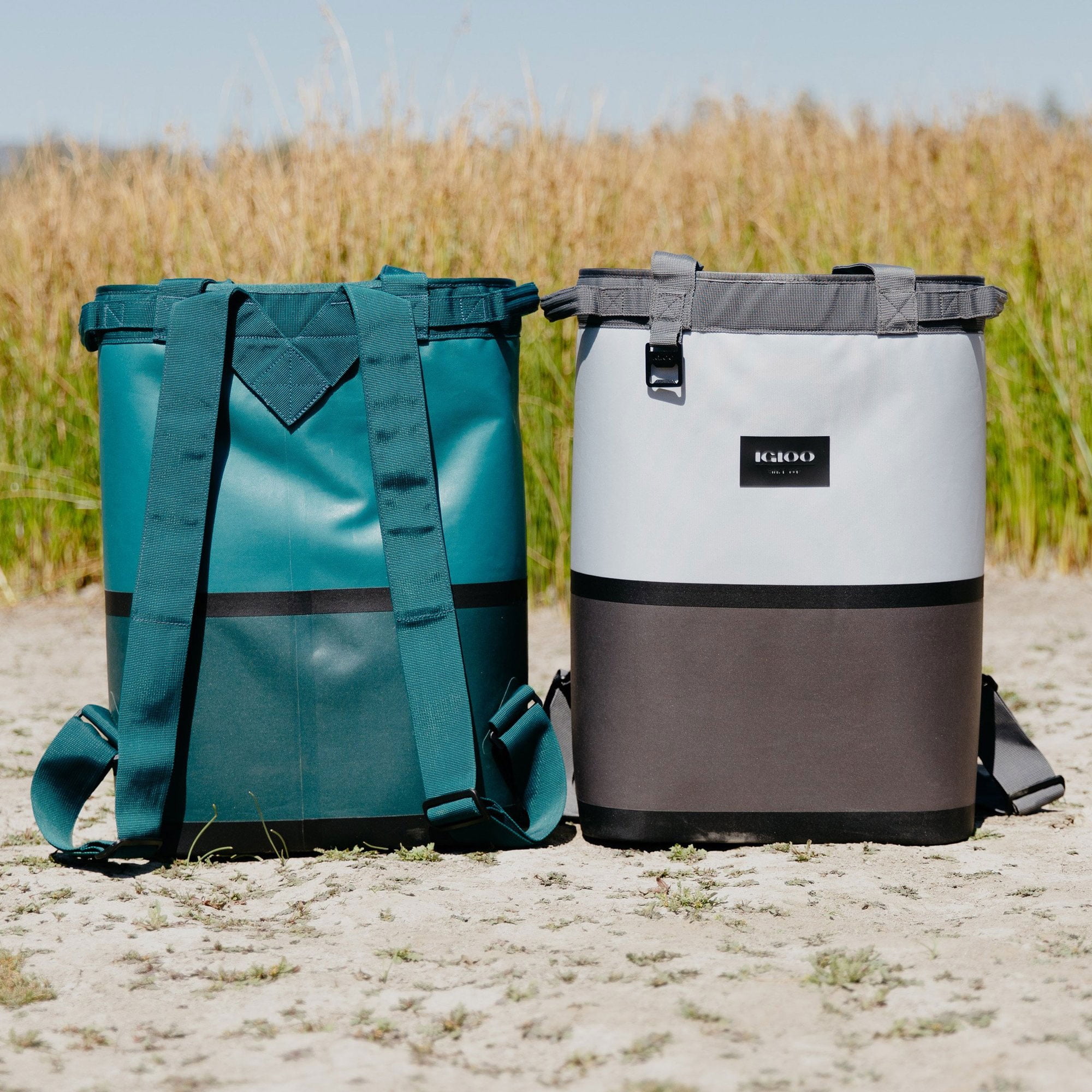 Igloo Reactor Portable 46 cans Soft Insulated Cinch Backpack Cooler Bag, Teal - Image 3