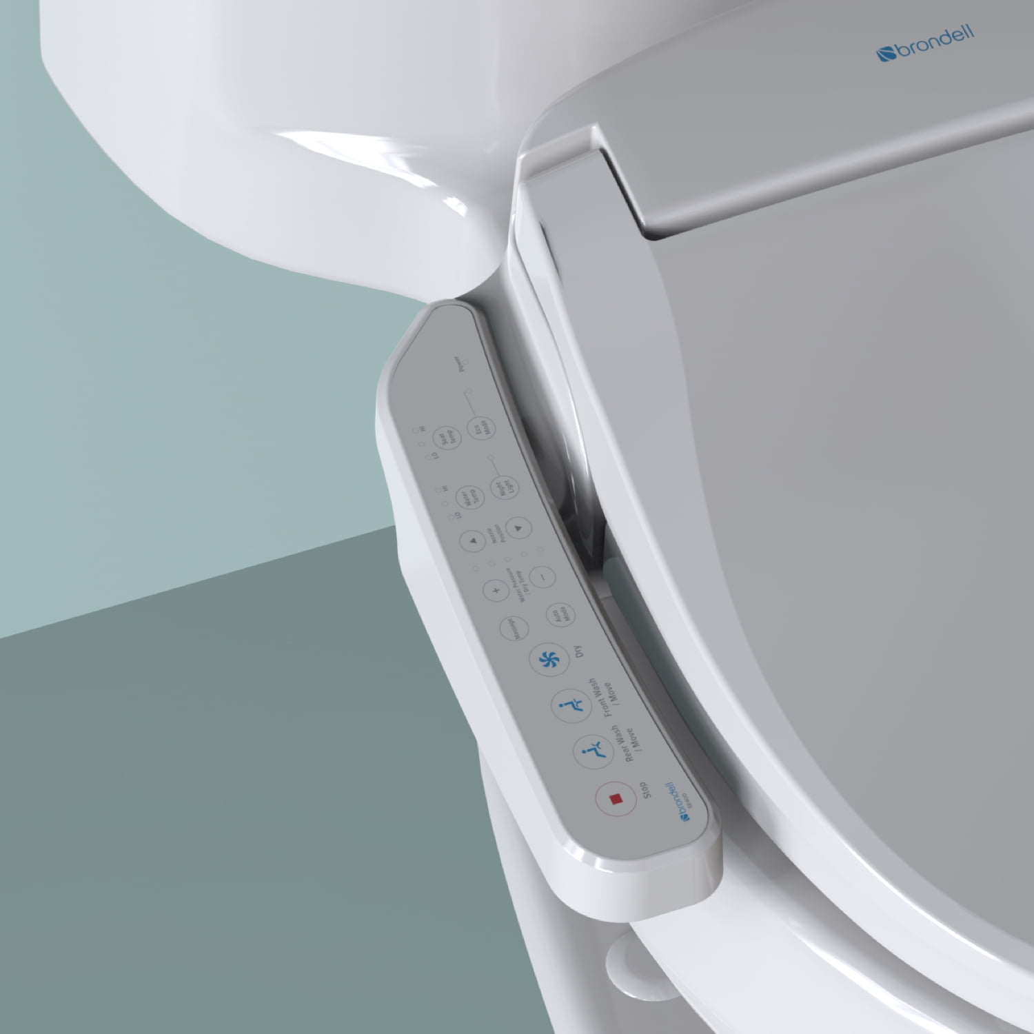 Brondell Swash SE400 Bidet Seat with Sidearm, Dryer and Stainless Steel Nozzle, Elongated White - Image 11